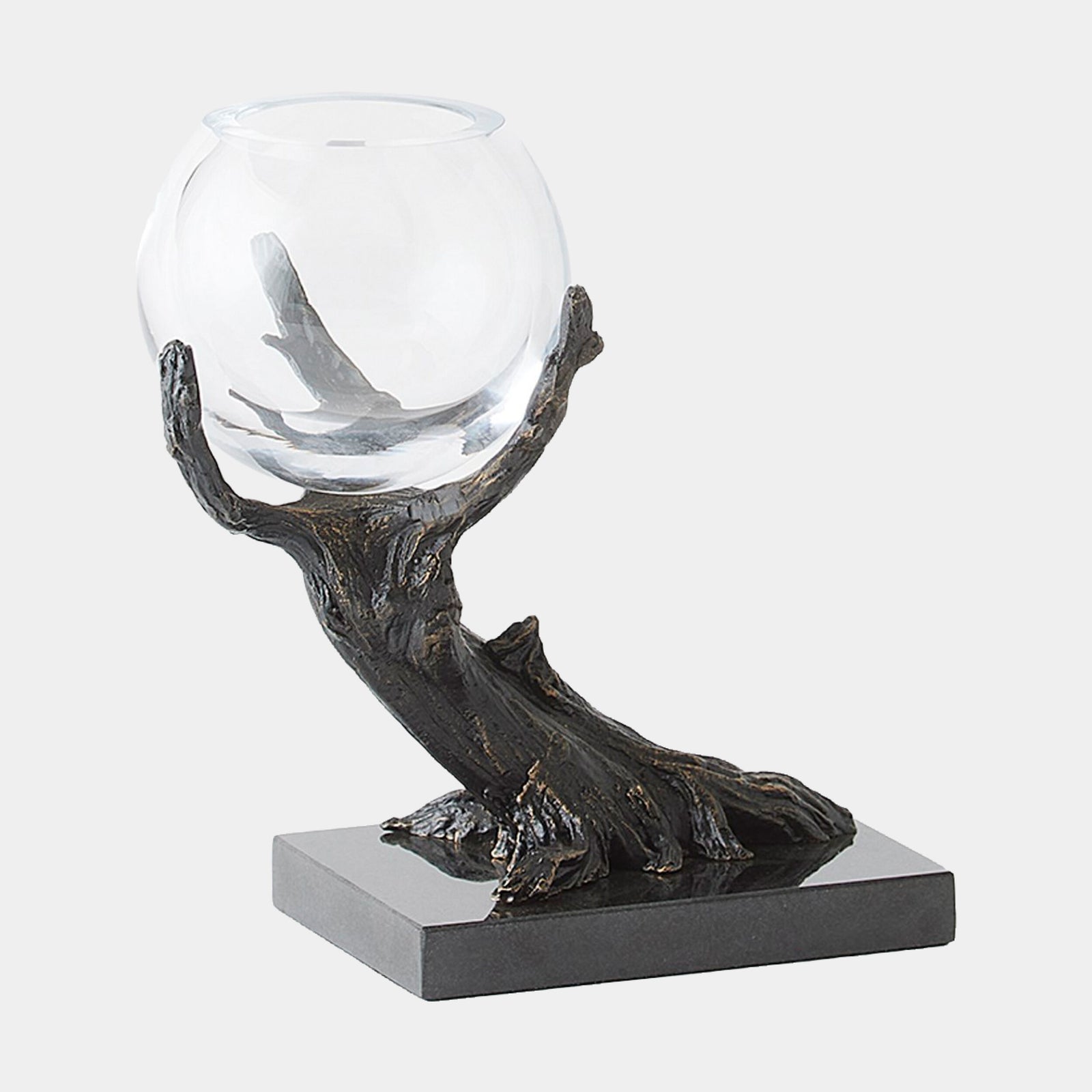 Monterey Vase Holder-Natural Iron