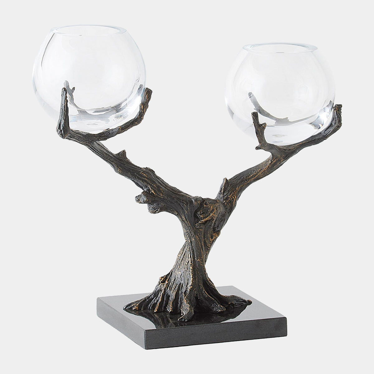 Monterey 2 Vase Holder-Natural Iron