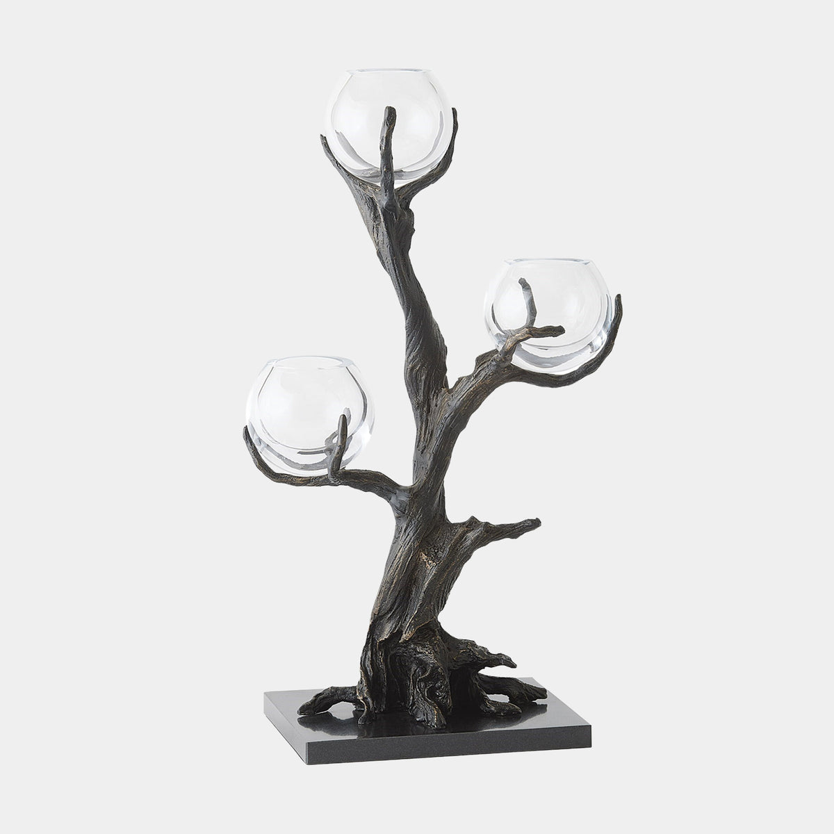 Monterey 3 Vase Holder-Natural Iron