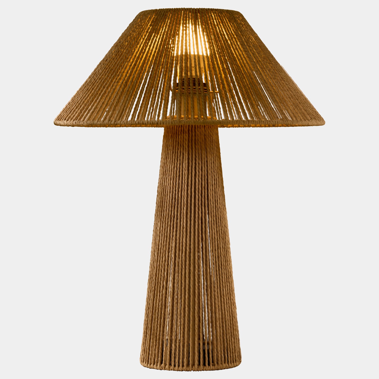 Tethered Rope Lamp-Brown