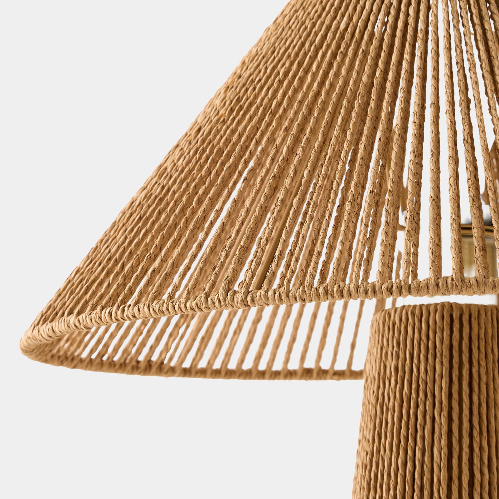 Tethered Rope Lamp-Brown