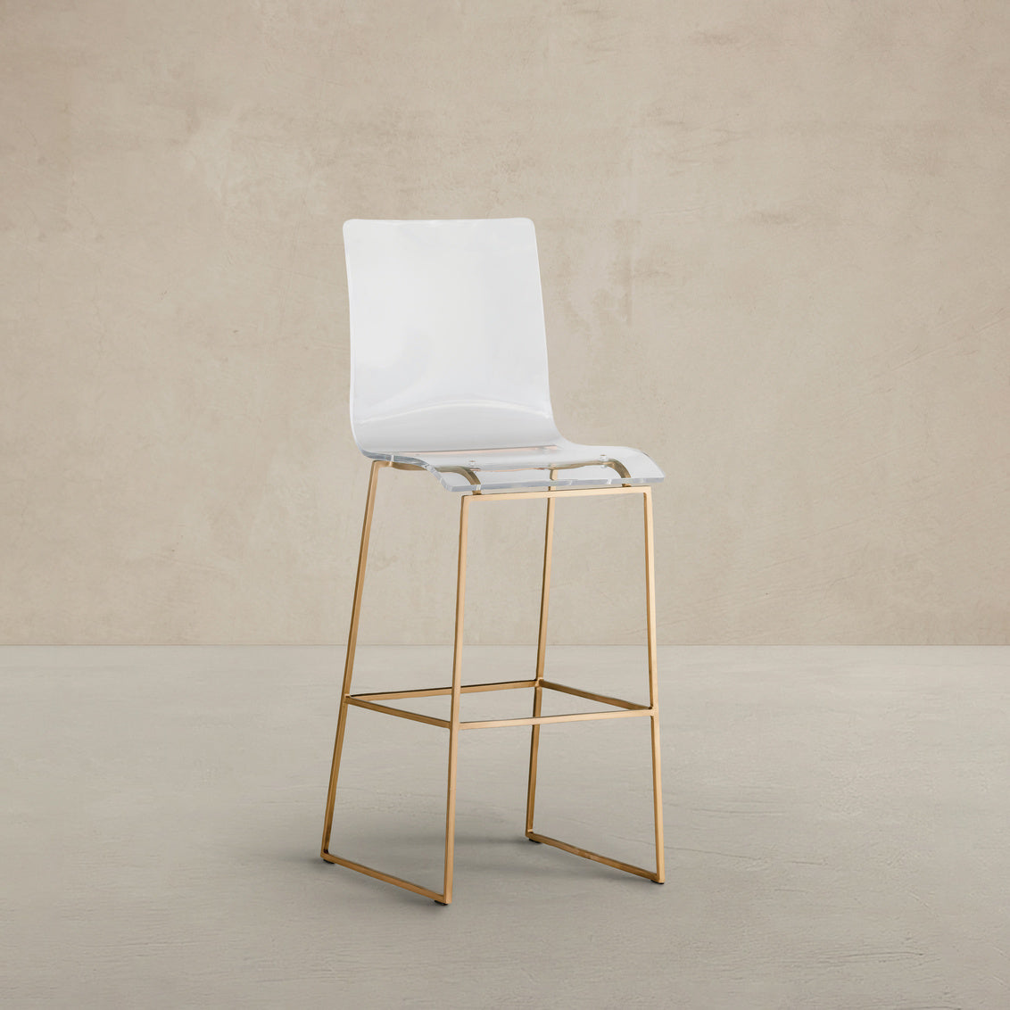 King 30.25' Bar Height Stool - Gold