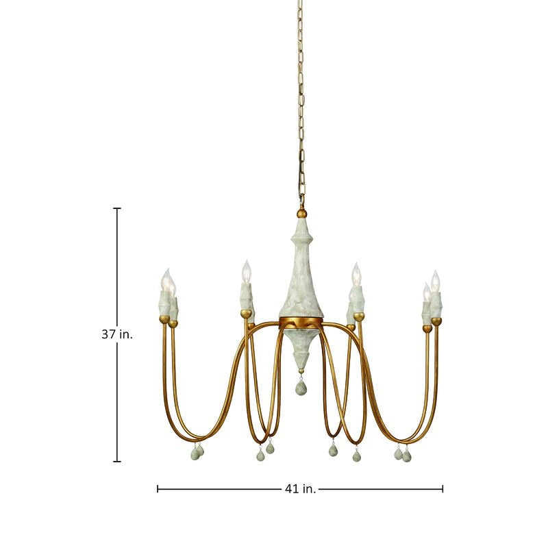 Clay Chandelier
