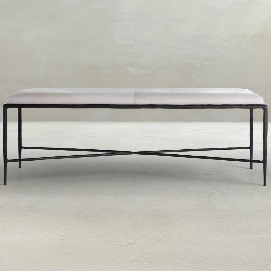 Devoe Bench - Hair on Hide