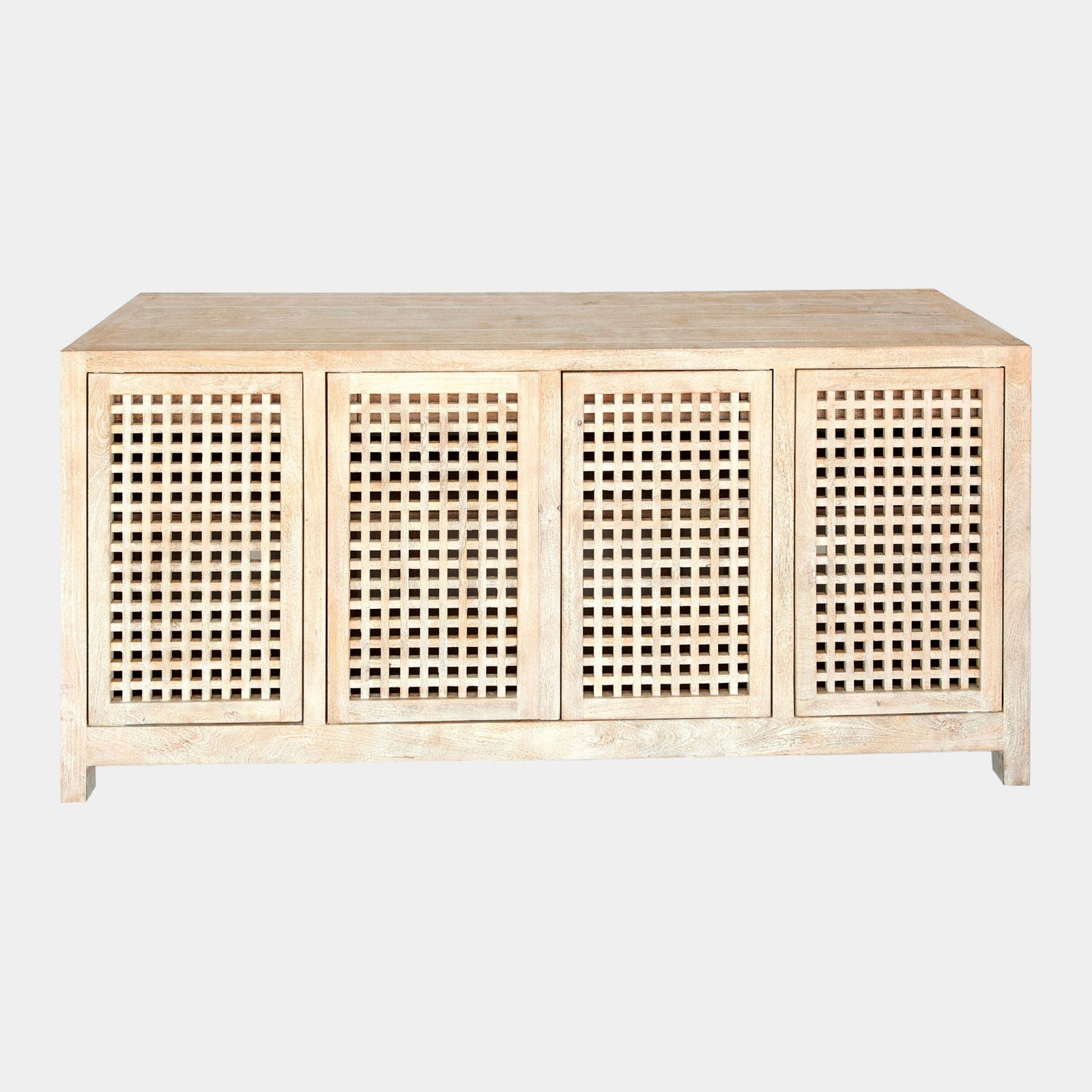 Driftwood Lattice Credenza