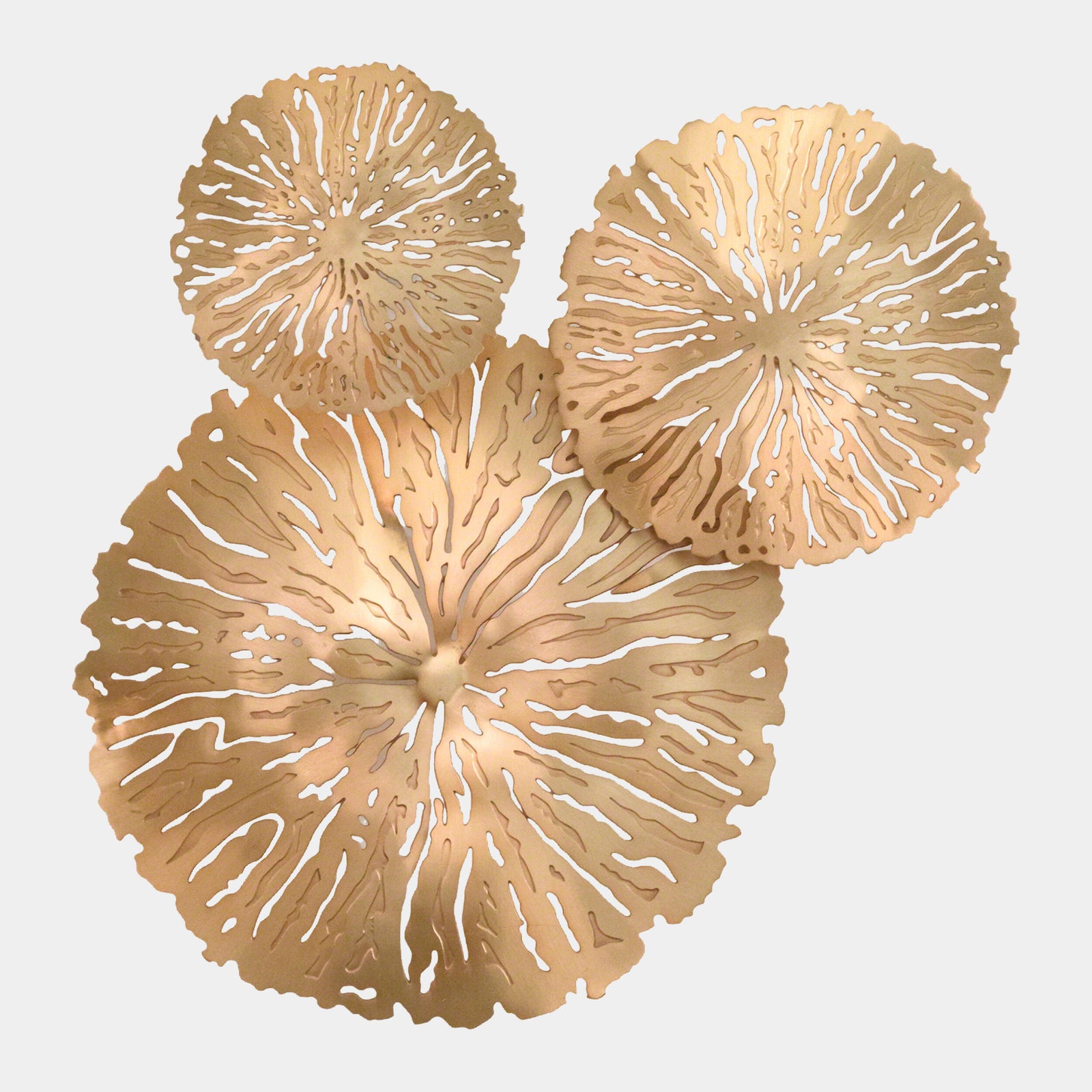 Lily Pad Clusters-Antique Brass