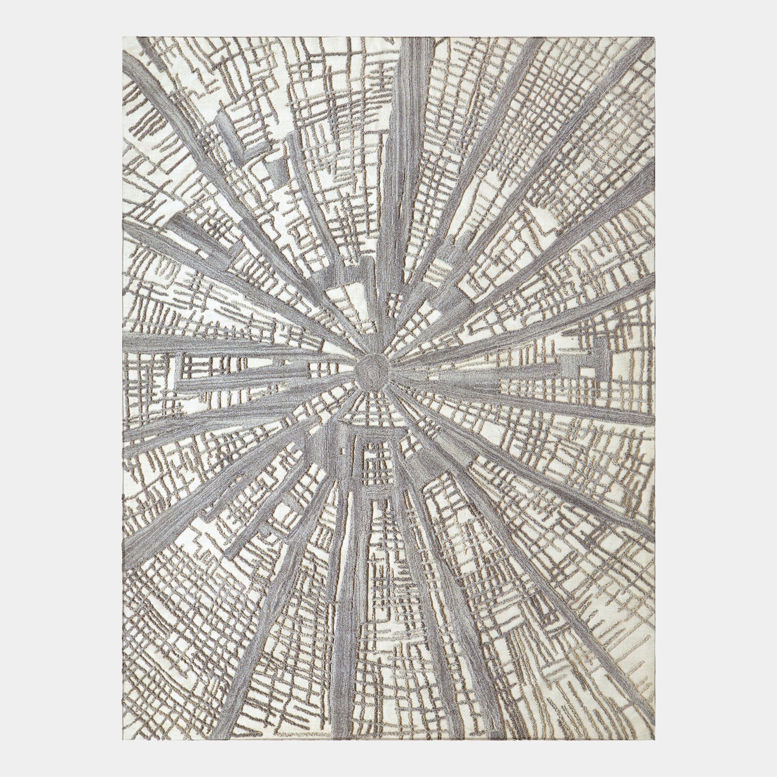 Vortex Rug-Ivory/Natural/Gray