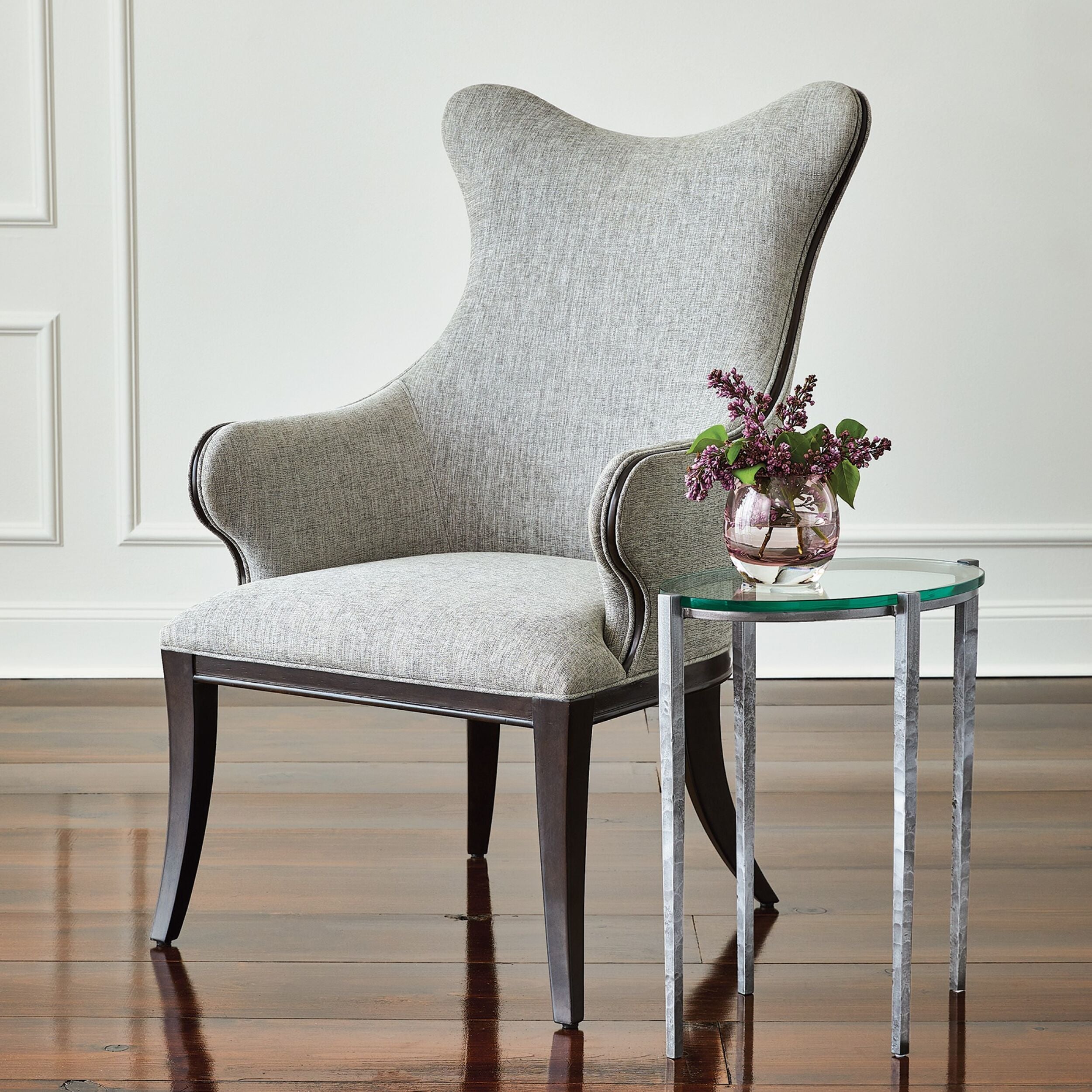 Pulcra Oval Accent Table-Natural Iron