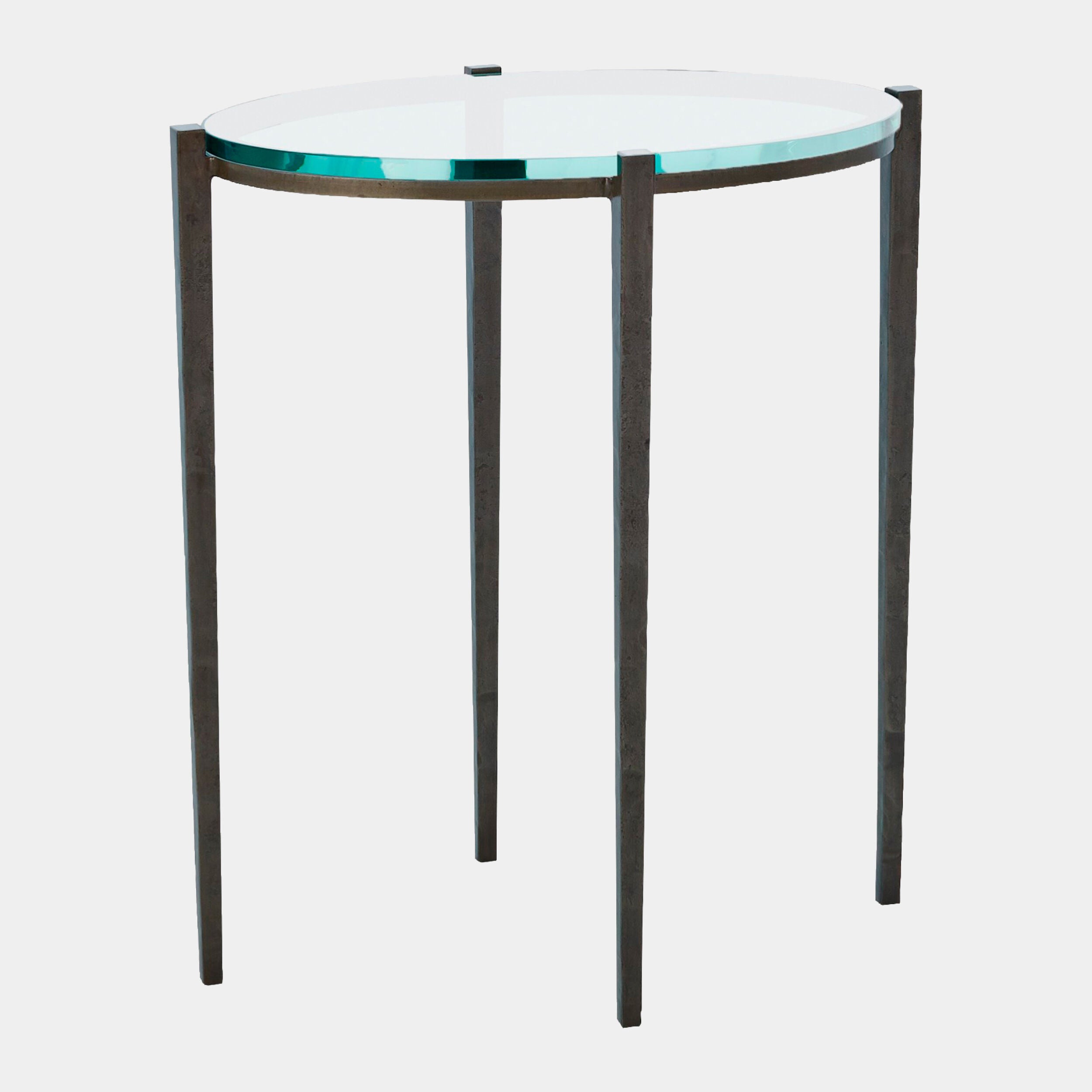 Pulcra Oval Accent Table-Natural Iron
