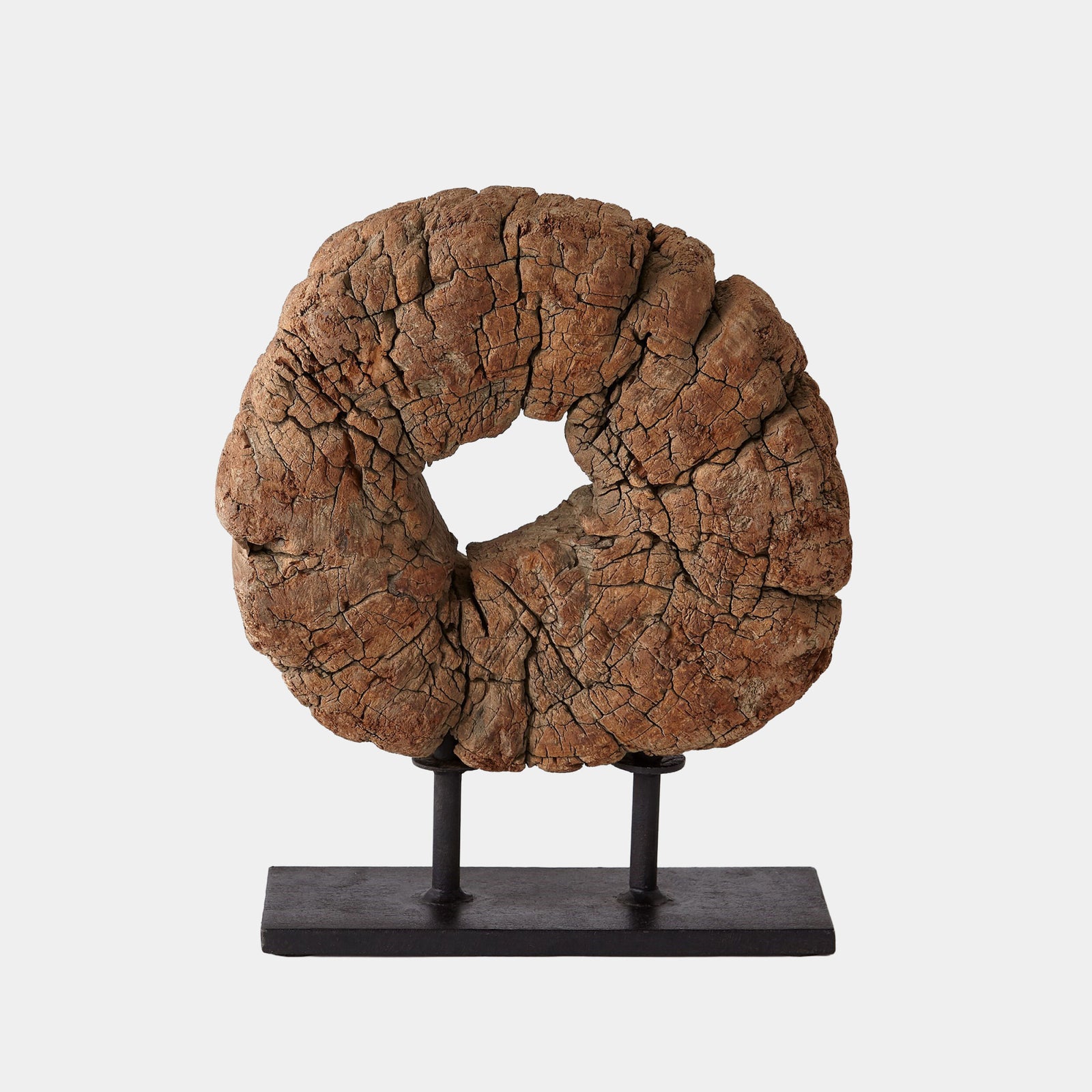 Wood Half Ukhli Wheel on Stand