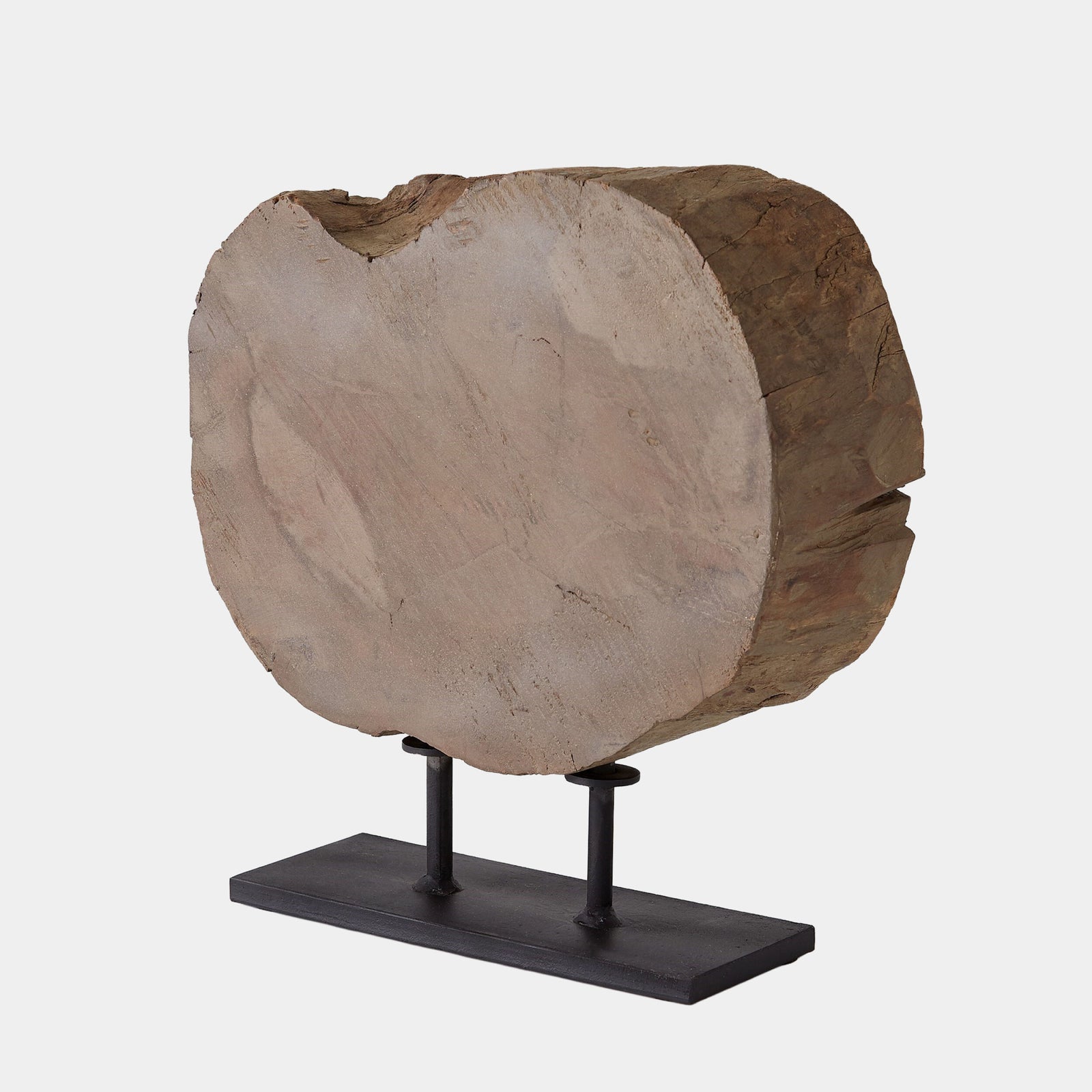 Wood Half Ukhli Wheel on Stand