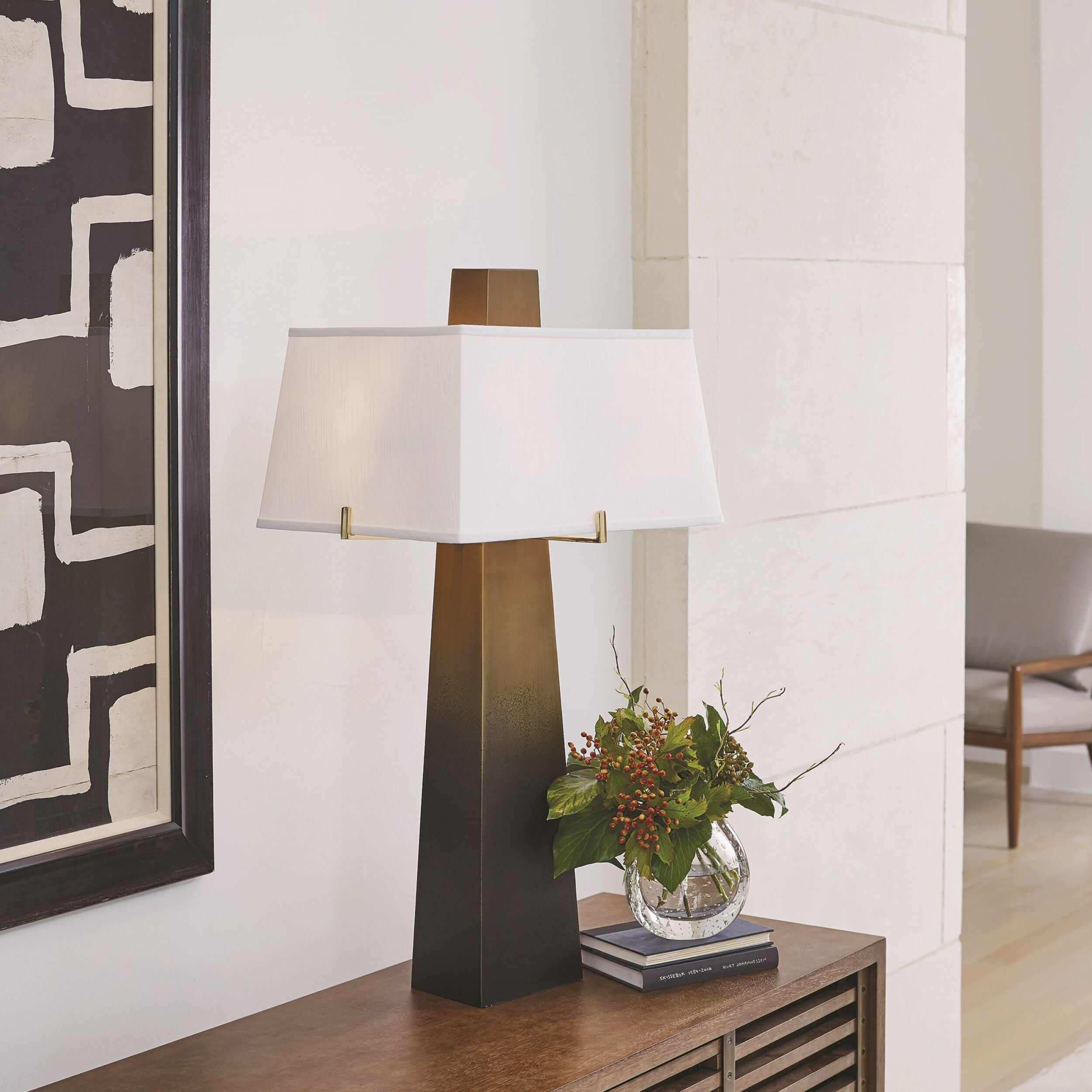 Stoic Lamp-Ombre Brass