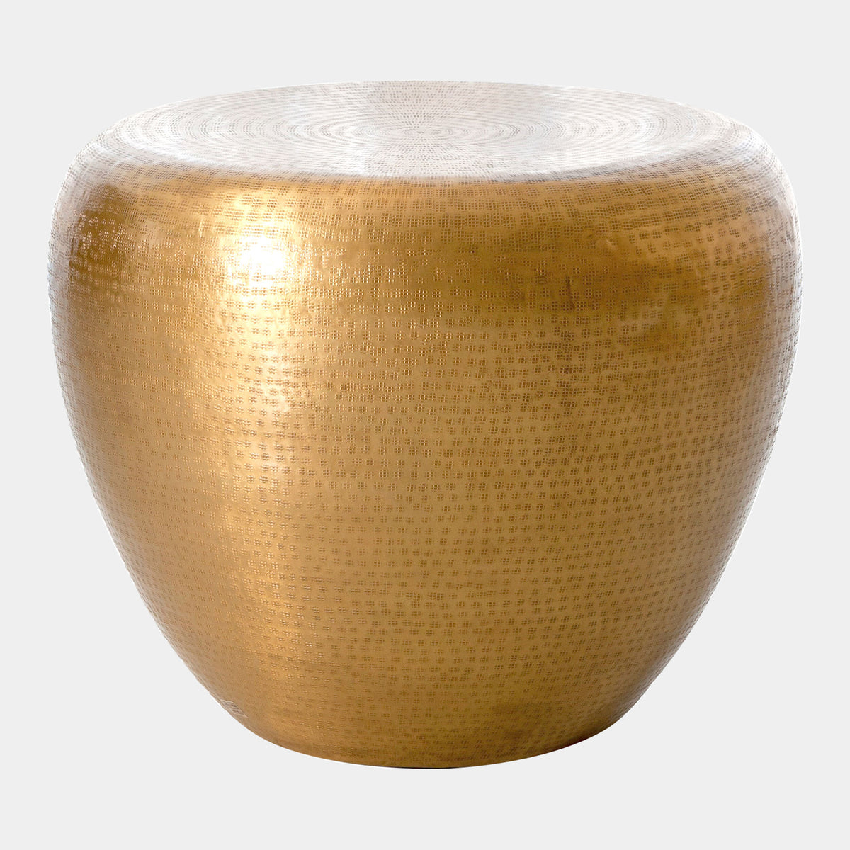 Goa End Table-Antique Brass