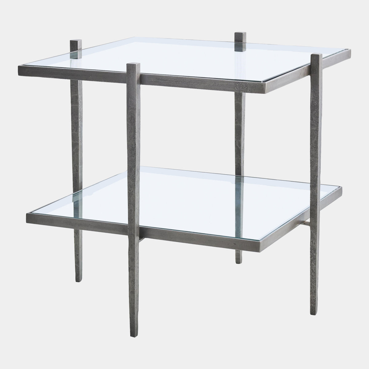 Laforge End Table-Natural Iron