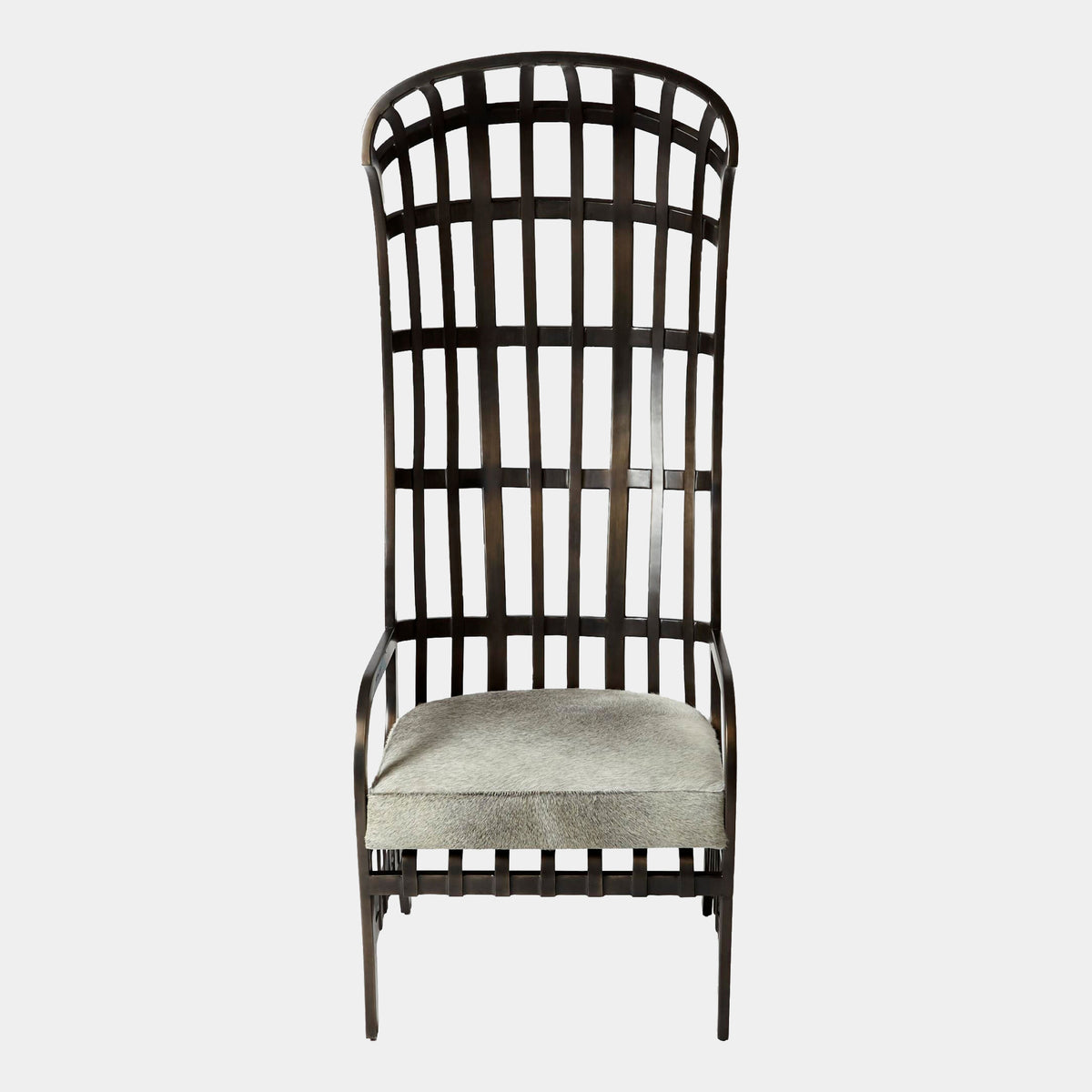 Beathan Chair w/Gray Hair-on-Hide