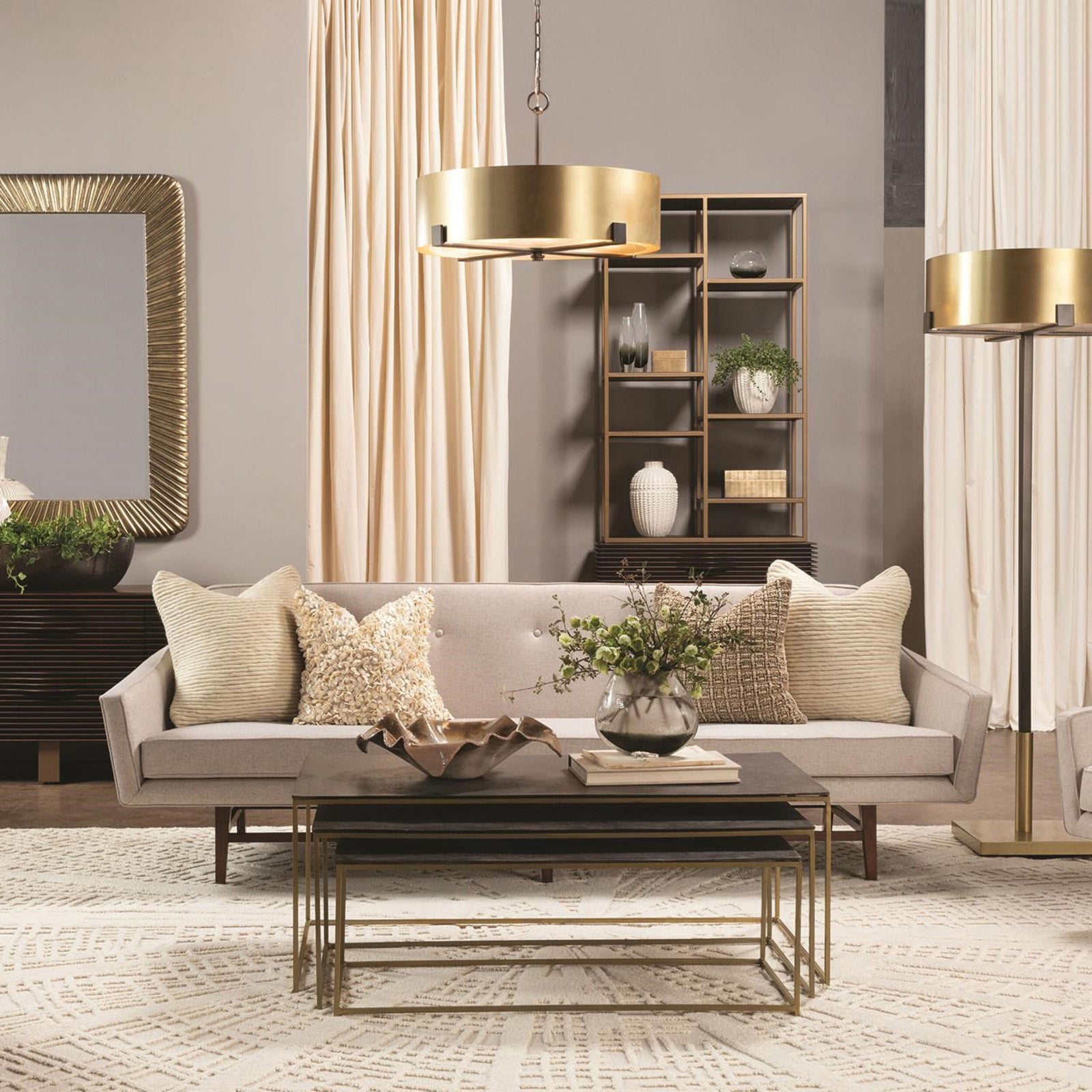 Vortex Rug-Ivory/Ivory