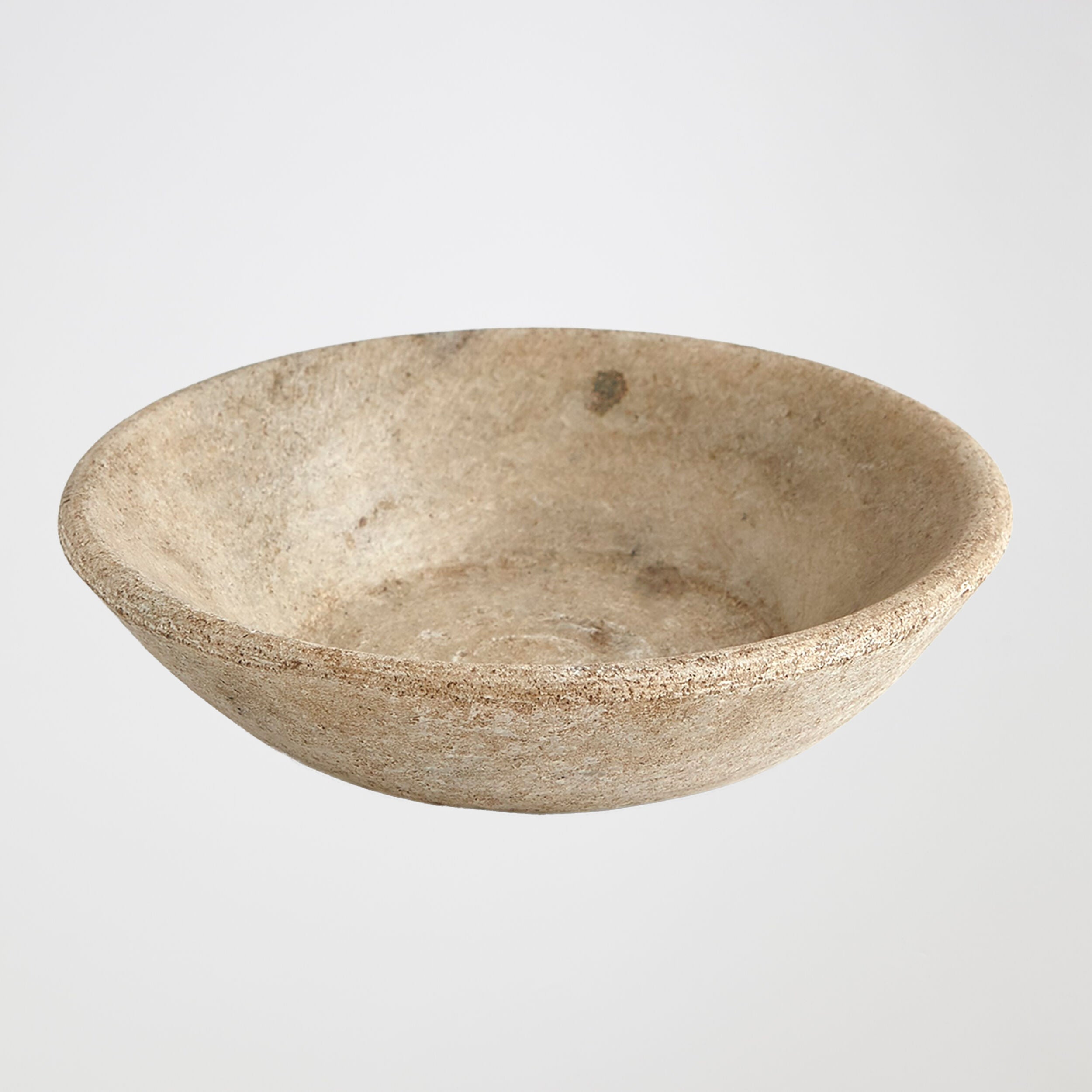 Ponyo Marble Bowl-Antiqued White