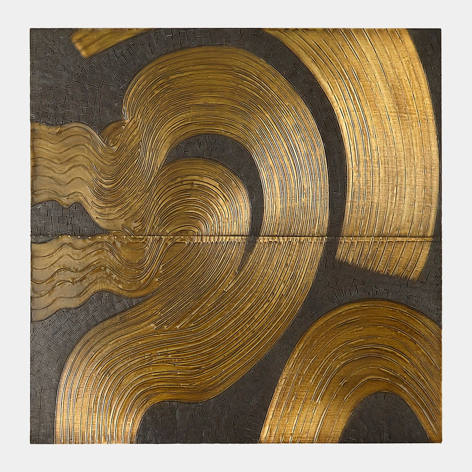 Currents Wall Panel-Brass/Bronze-A