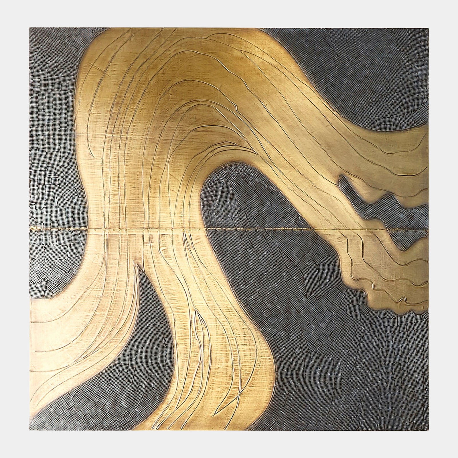 Currents Wall Panel-Brass/Bronze-B