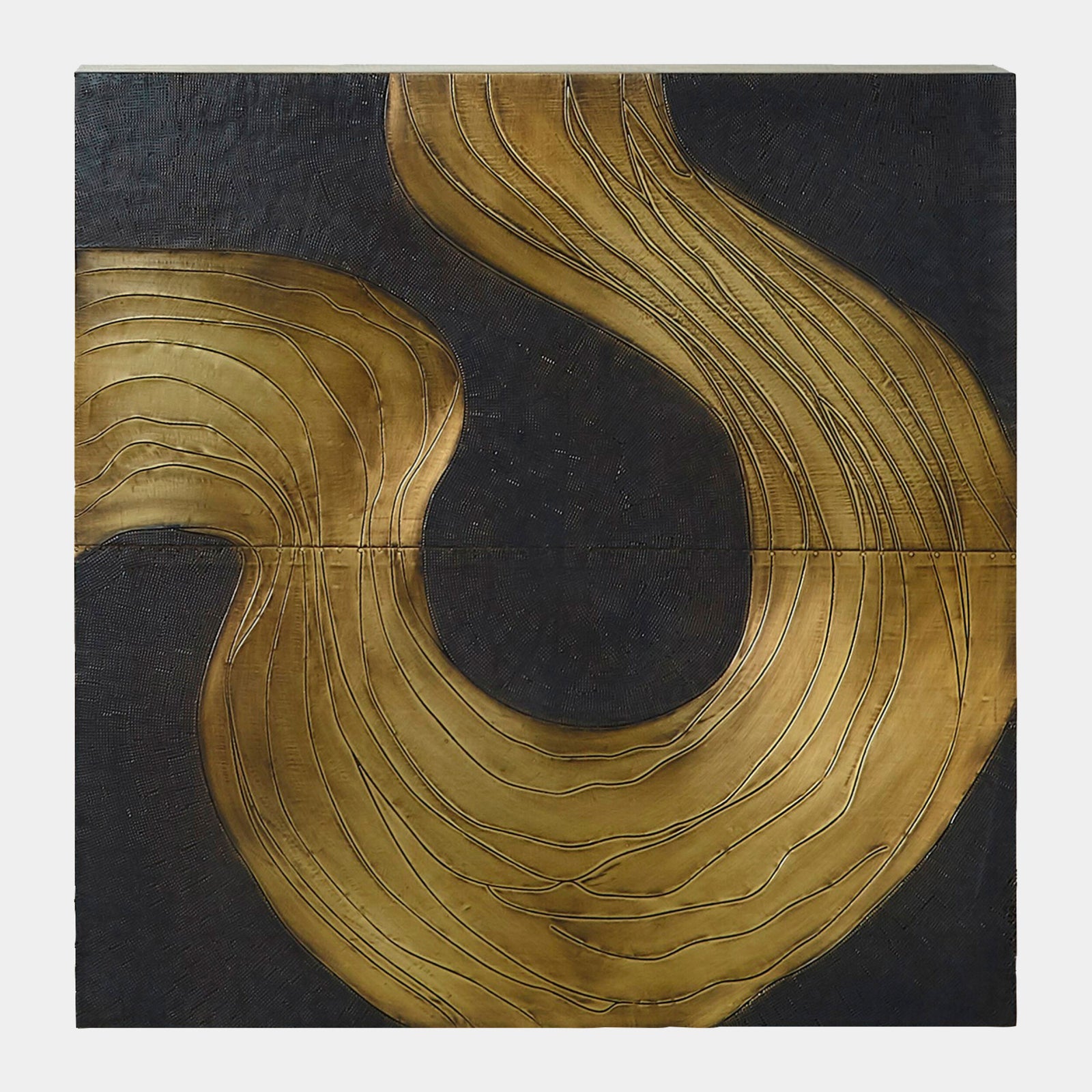 Currents Wall Panel-Brass/Bronze-D