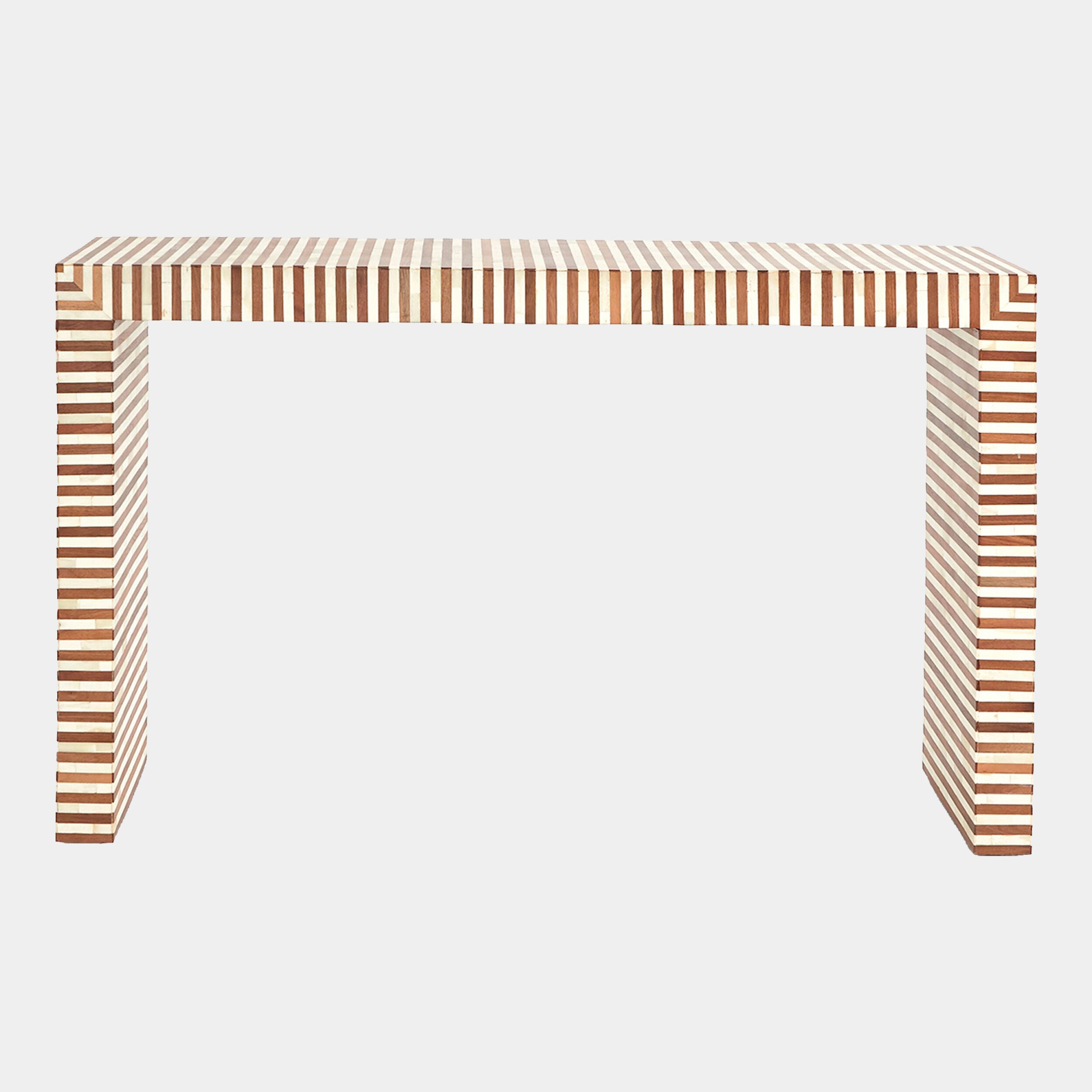 Sienna Console-Walnut/Bone