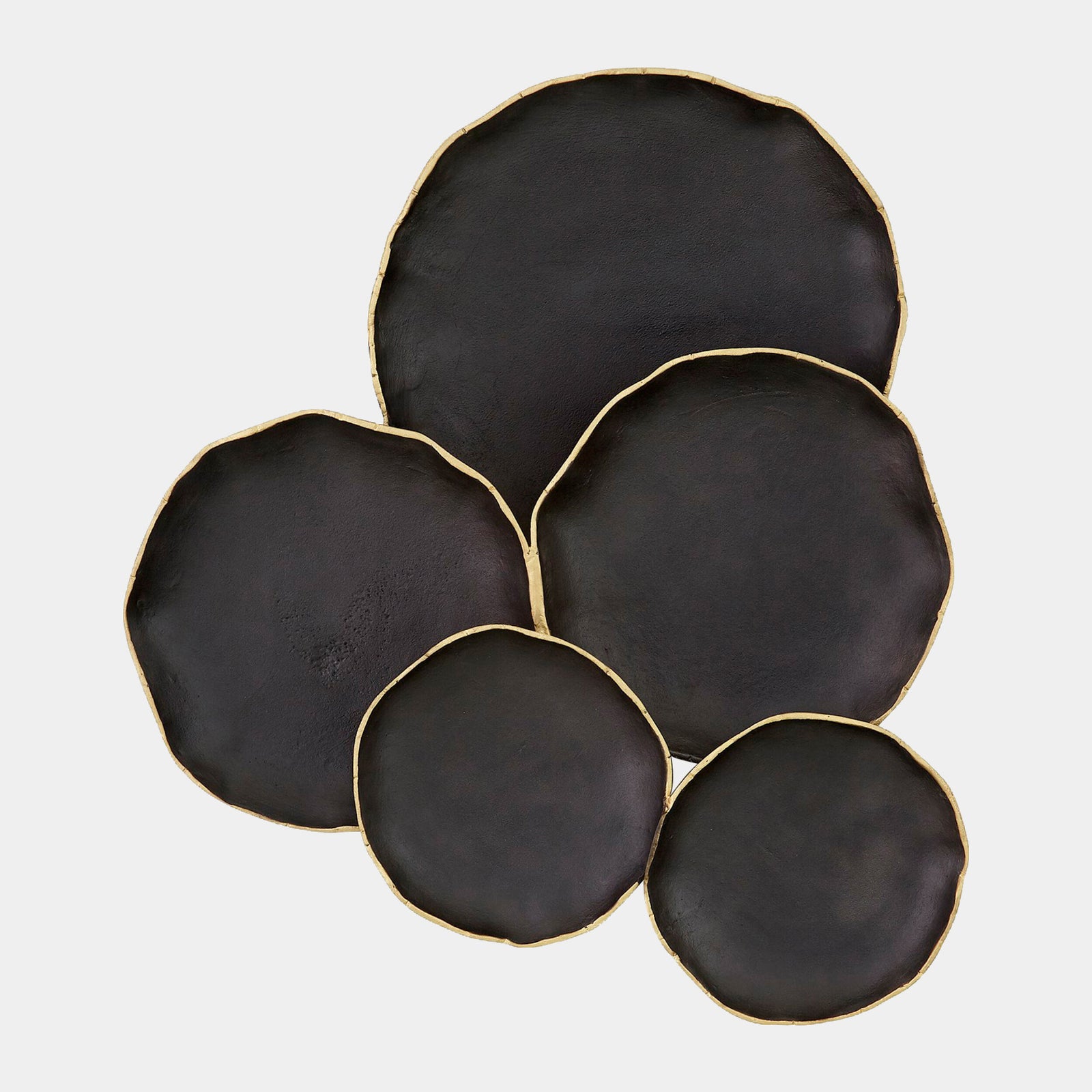 Tipped Edge Wall Decor-5 Cluster