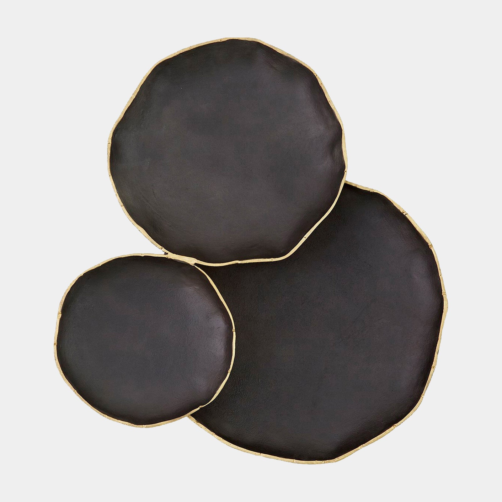 Tipped Edge Wall Decor-3 Cluster