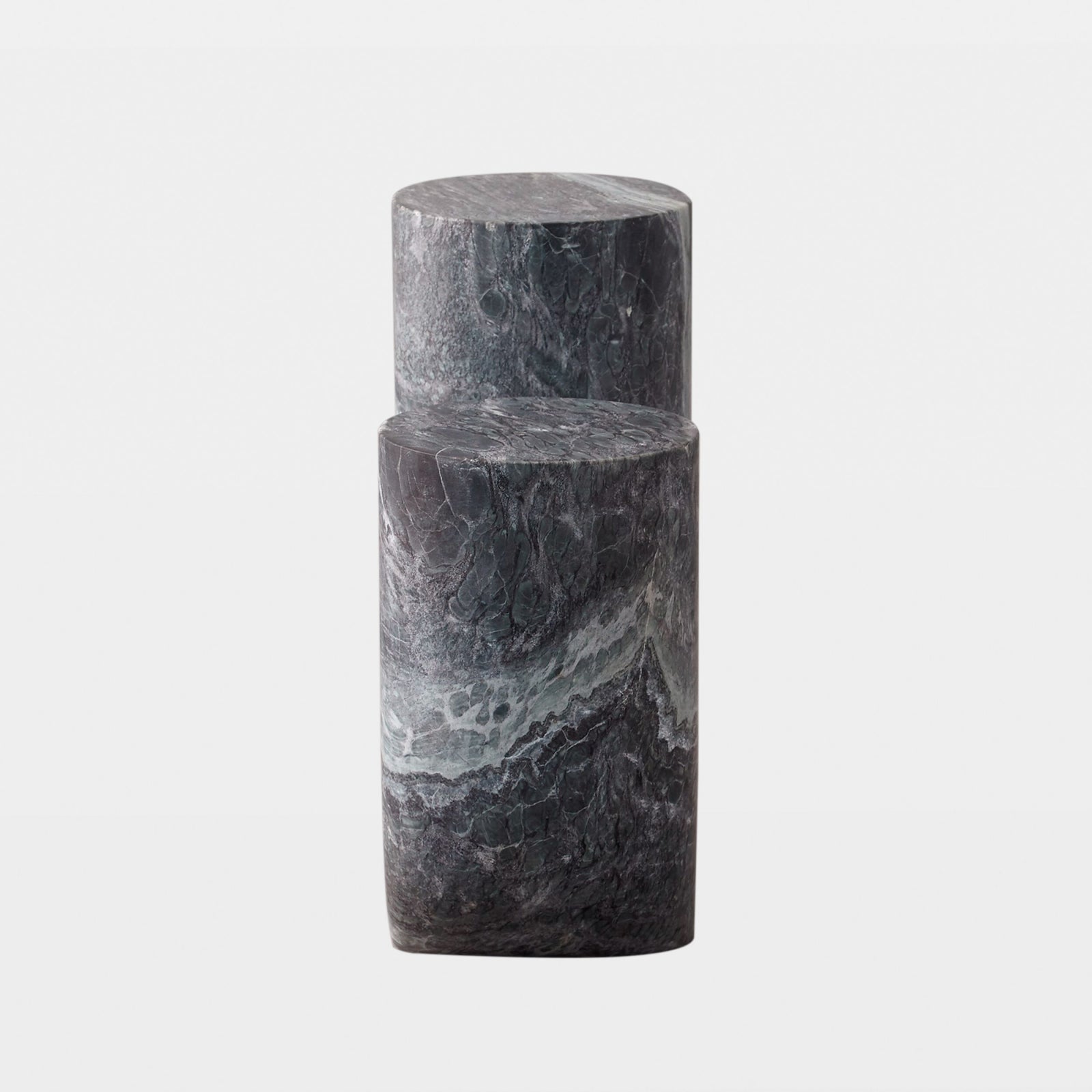 Stentorian Marble Tube Table-Black