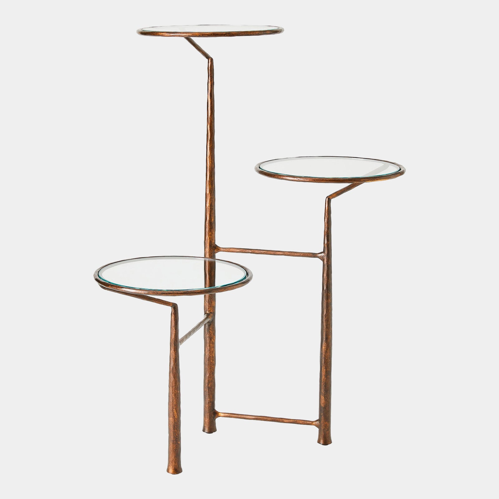 Unity Pedestal w/Glass-Bronze