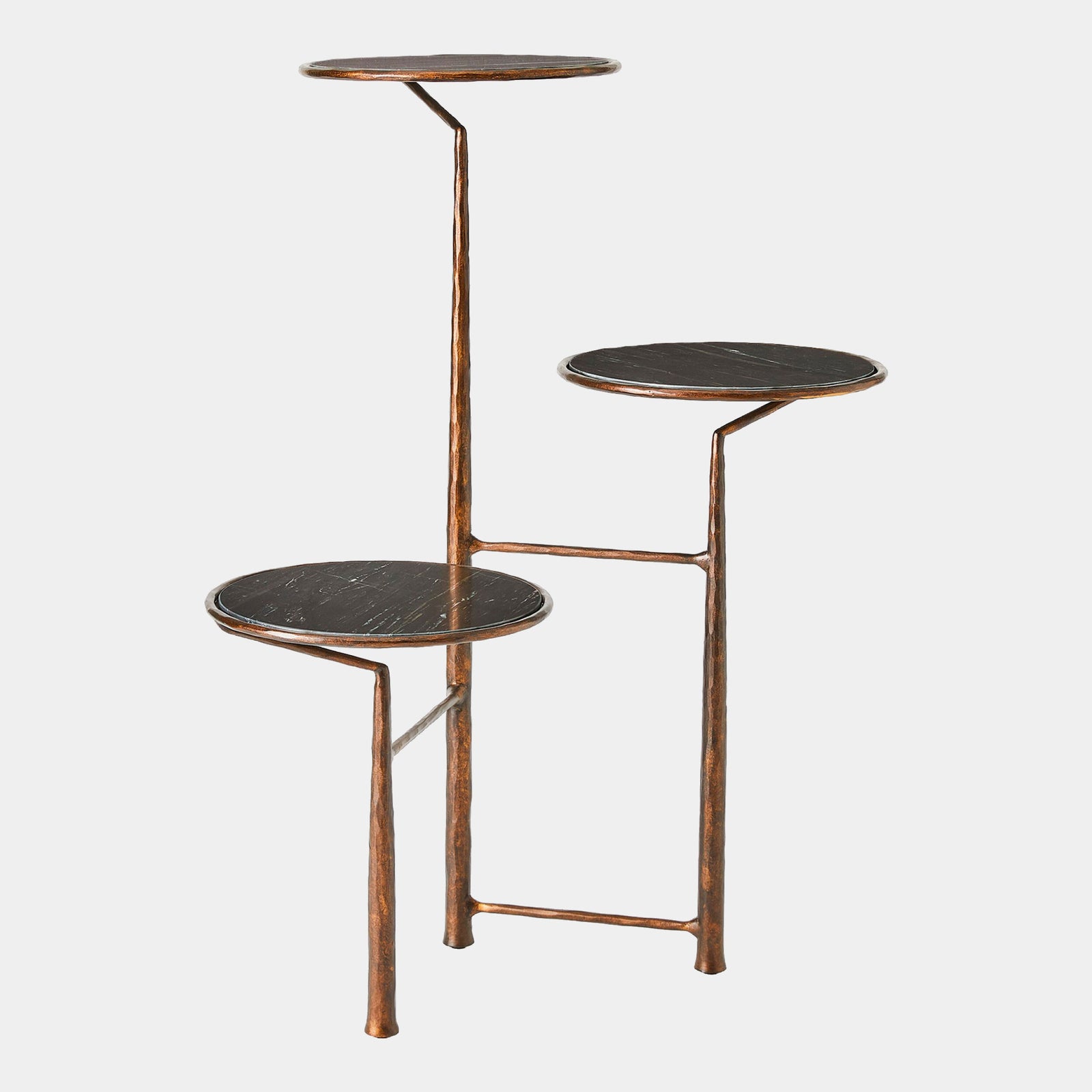 Unity Pedestal w/Black Marble-Bronze
