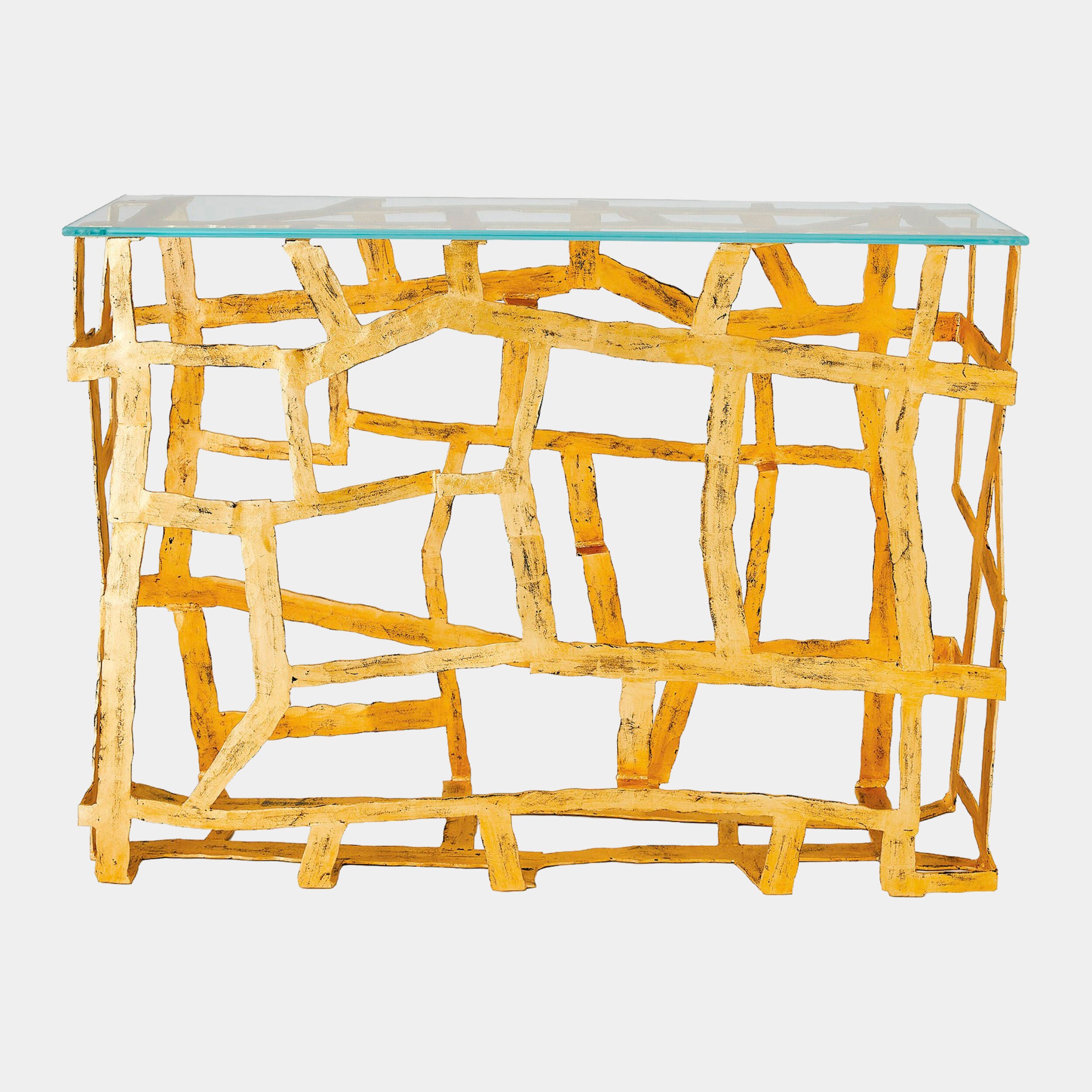 Fragments Console-Gold Leaf