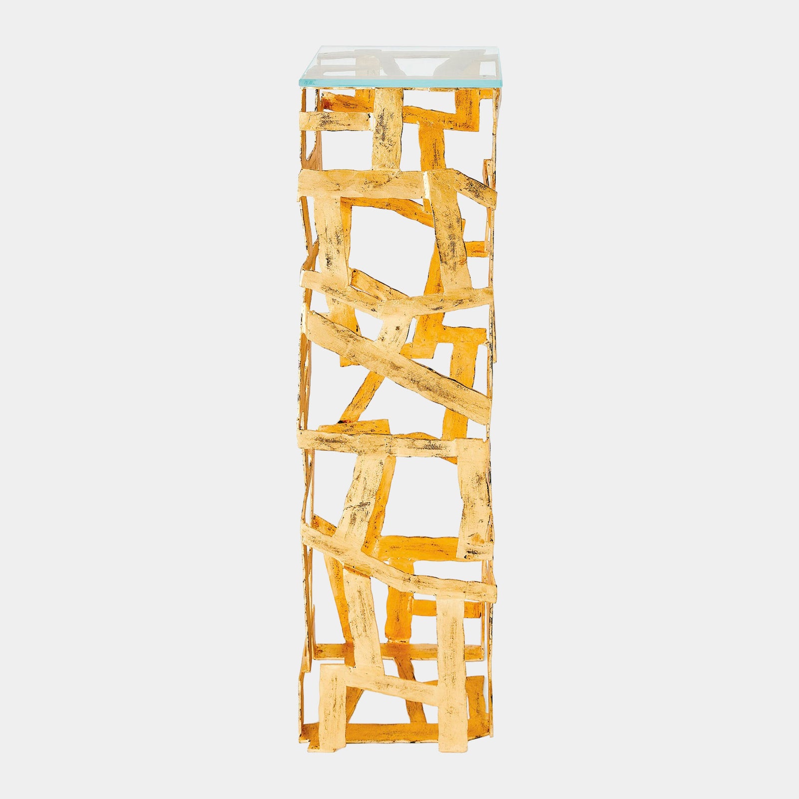 Fragments Pedestal-Gold Leaf