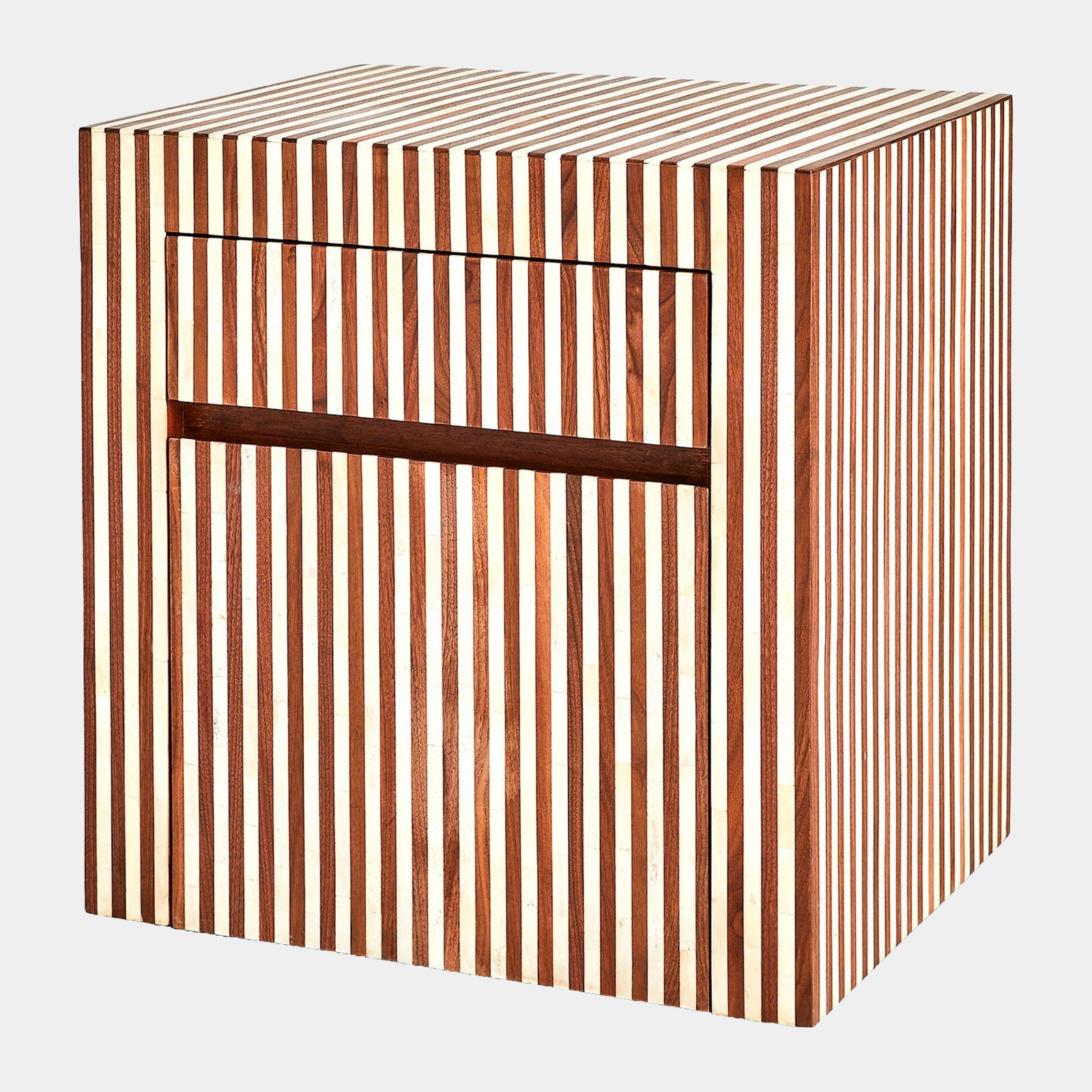 Sienna Filing Cabinet-Walnut/Bone