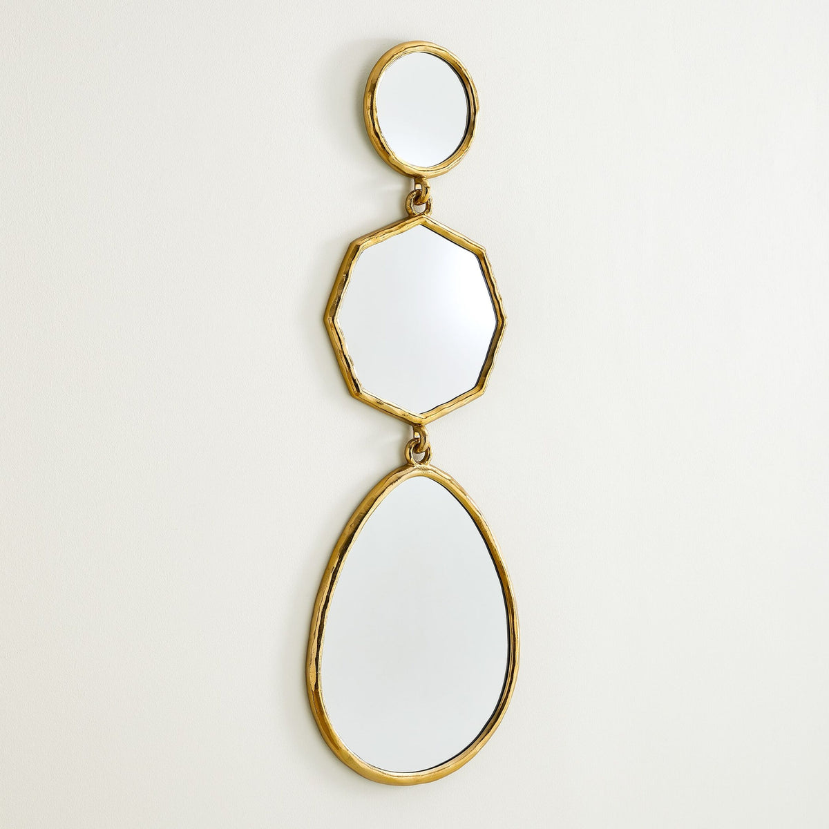 Julie Mirror-Shiny Brass-Oval