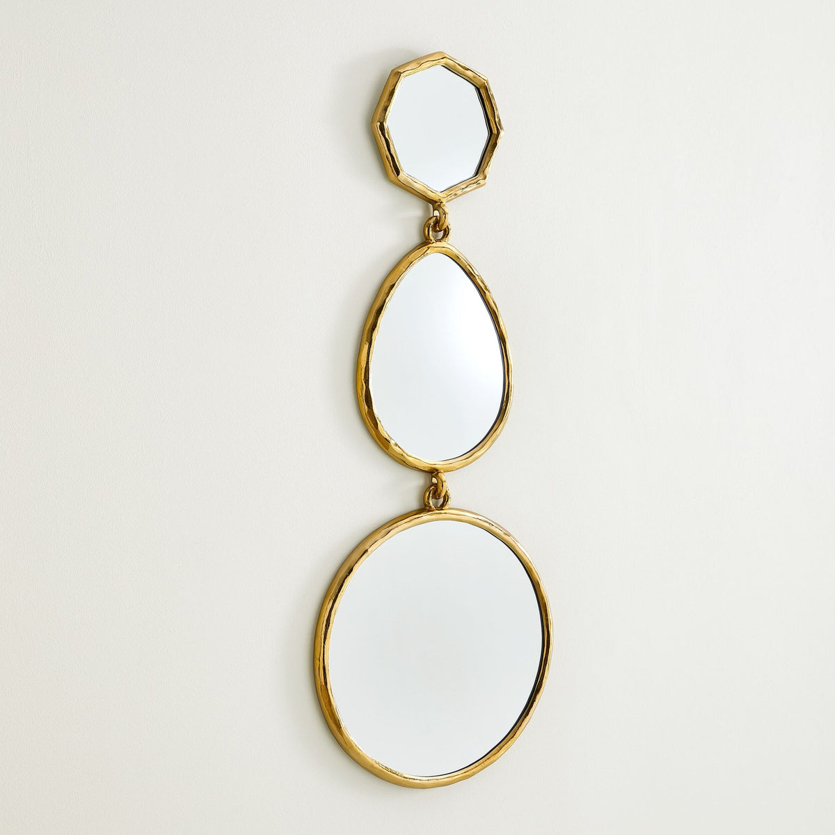 Julie Mirror-Shiny Brass-Oval