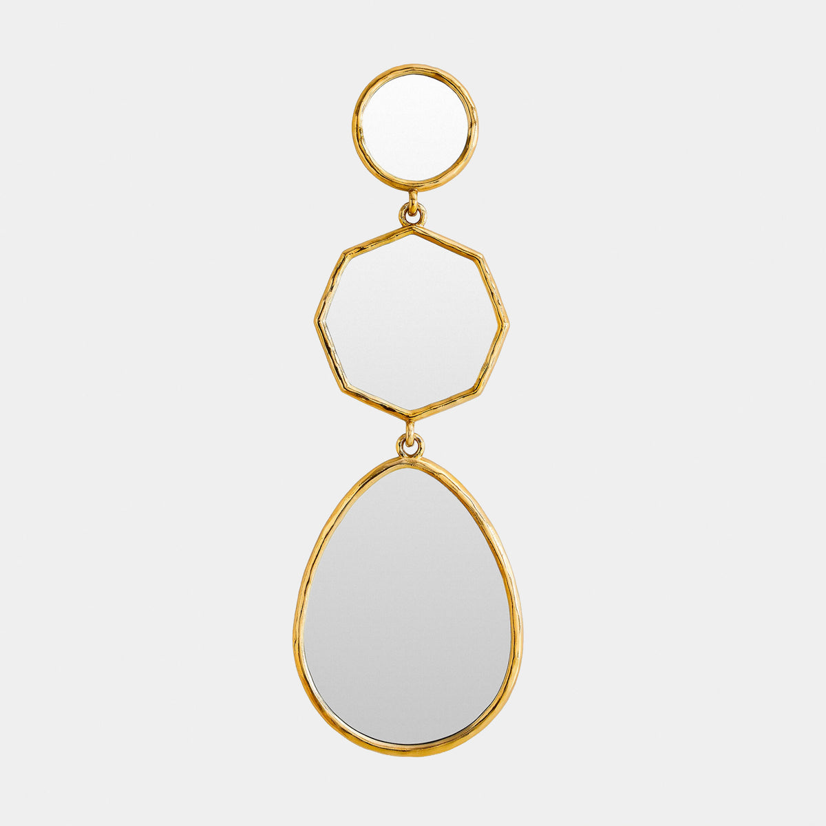Julie Mirror-Shiny Brass-Oval