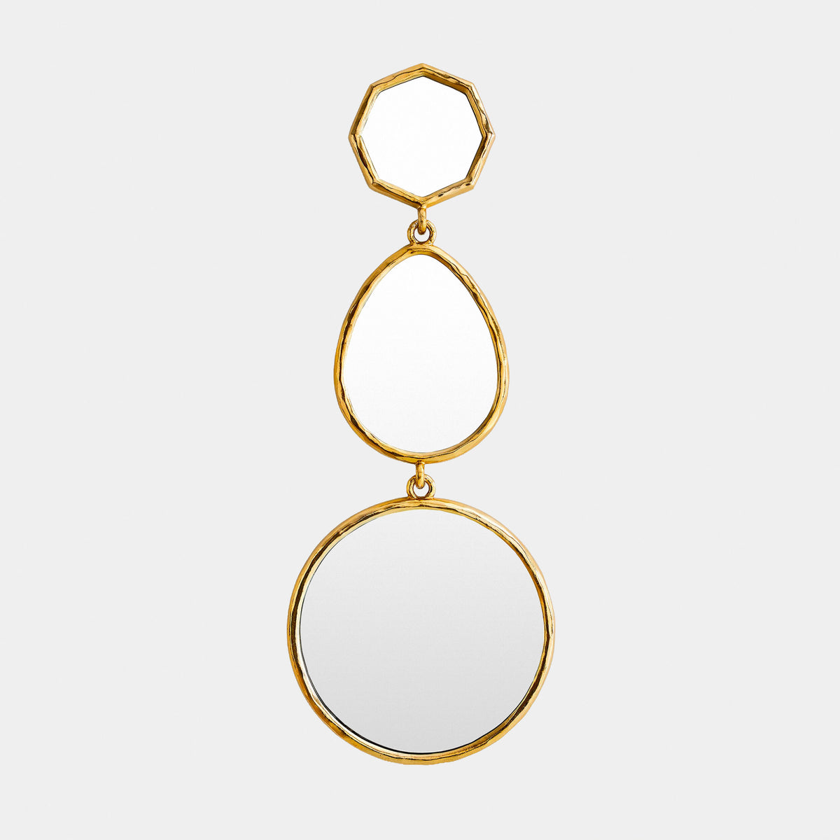 Julie Mirror-Shiny Brass-Round