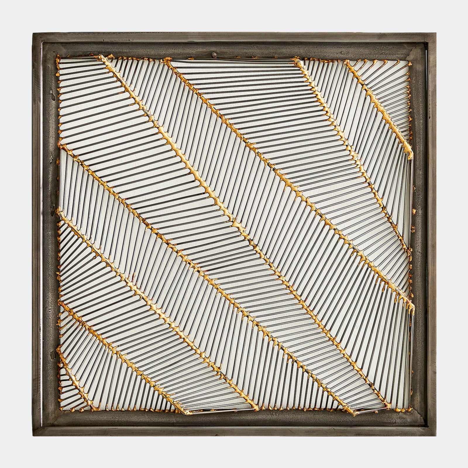 Shaddox Wall Panel-Natural Iron/Smokey Bronze