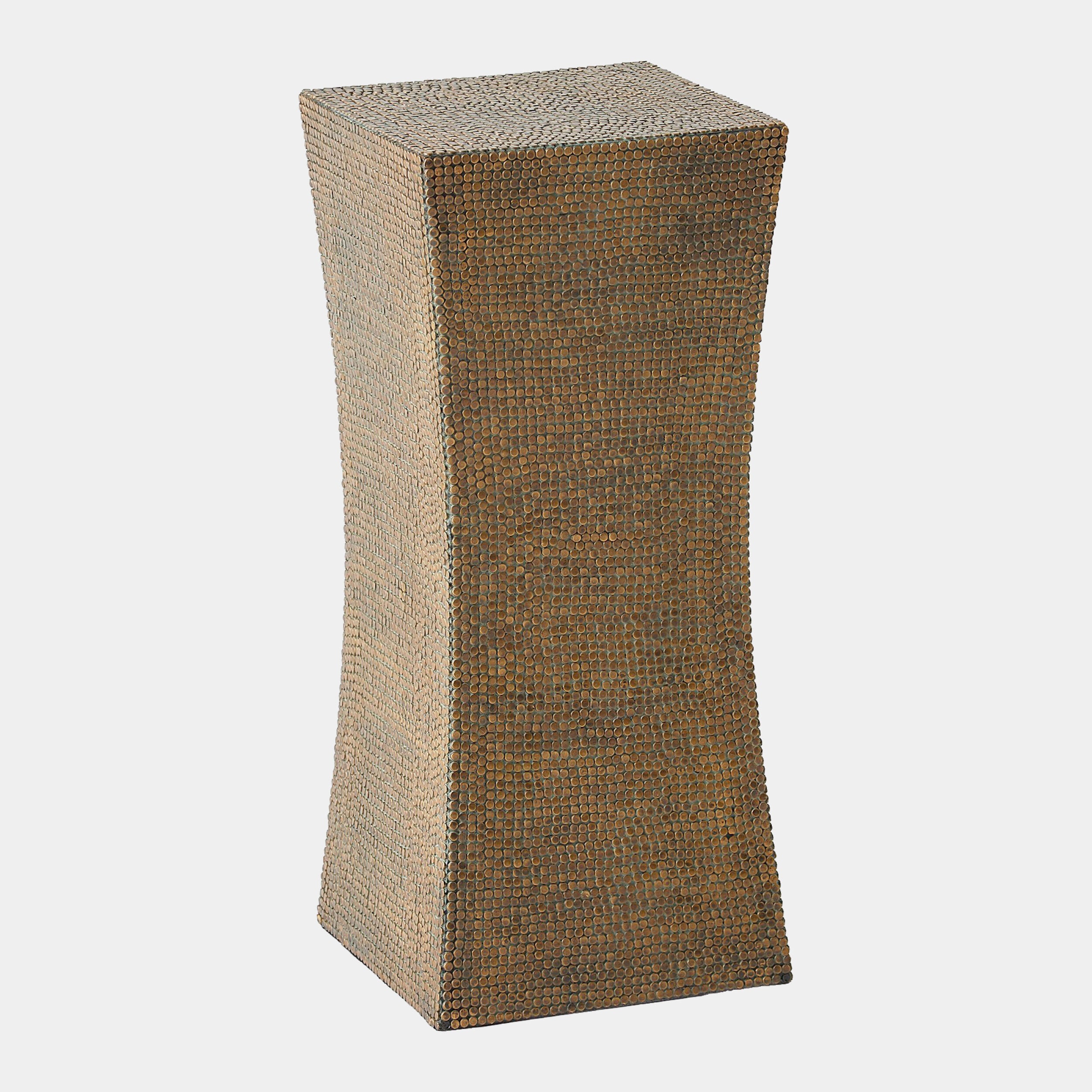Lames Table Aged Brass Tapered