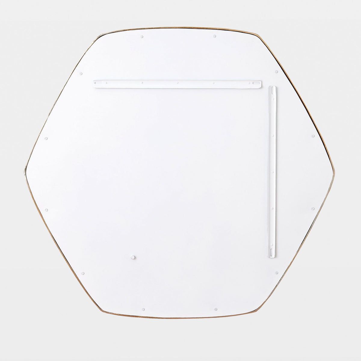 Hexagon Mirror-Gold