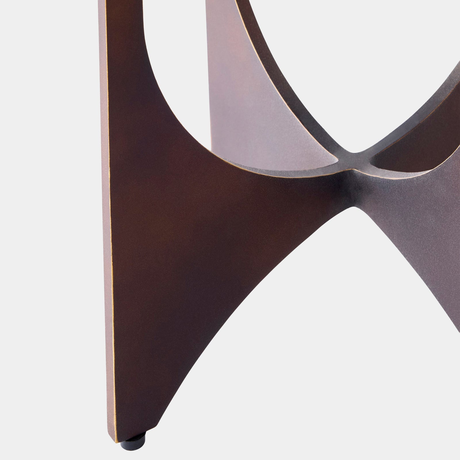 Tempest Table-Bronze w/Black Marble
