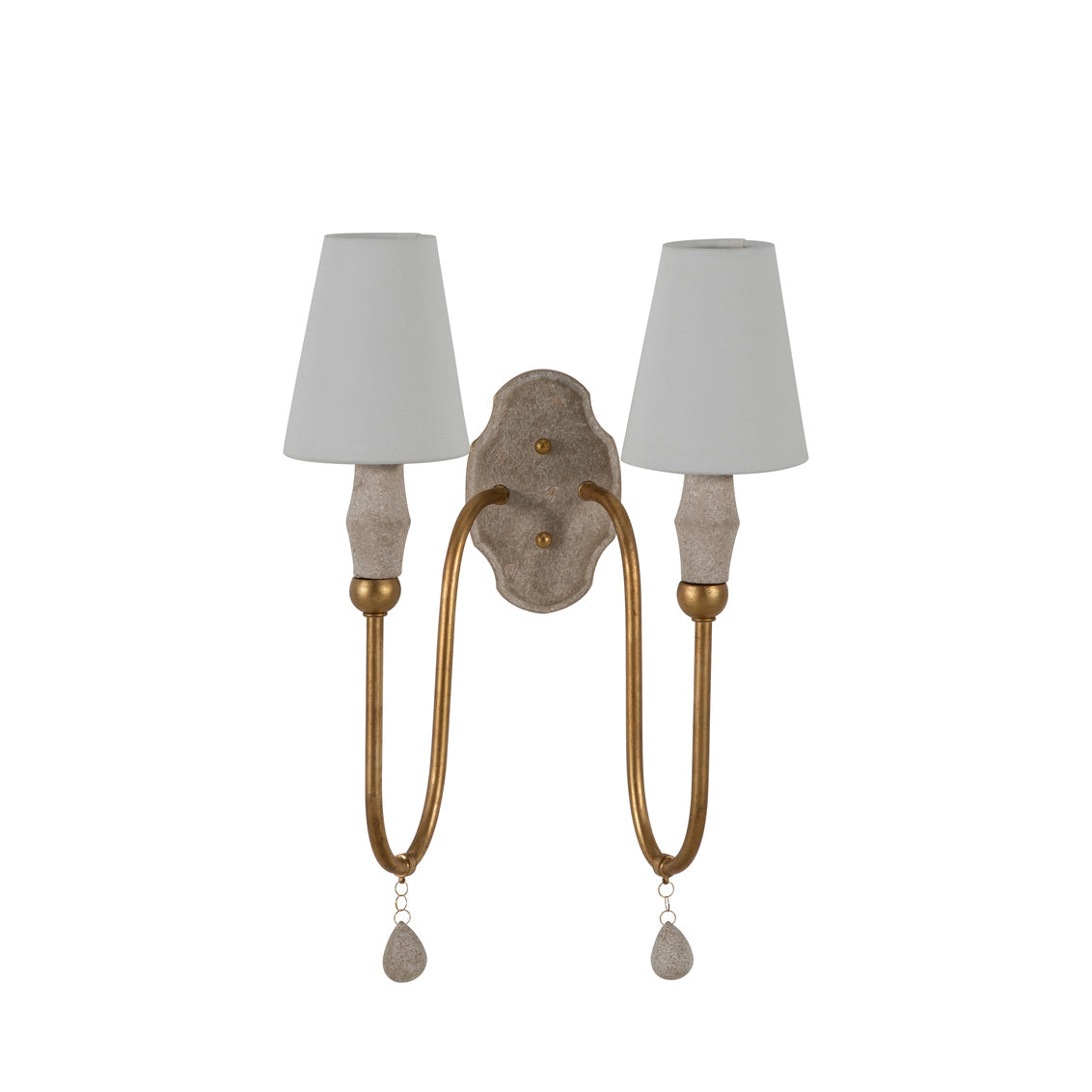 Clay Sconce - Double