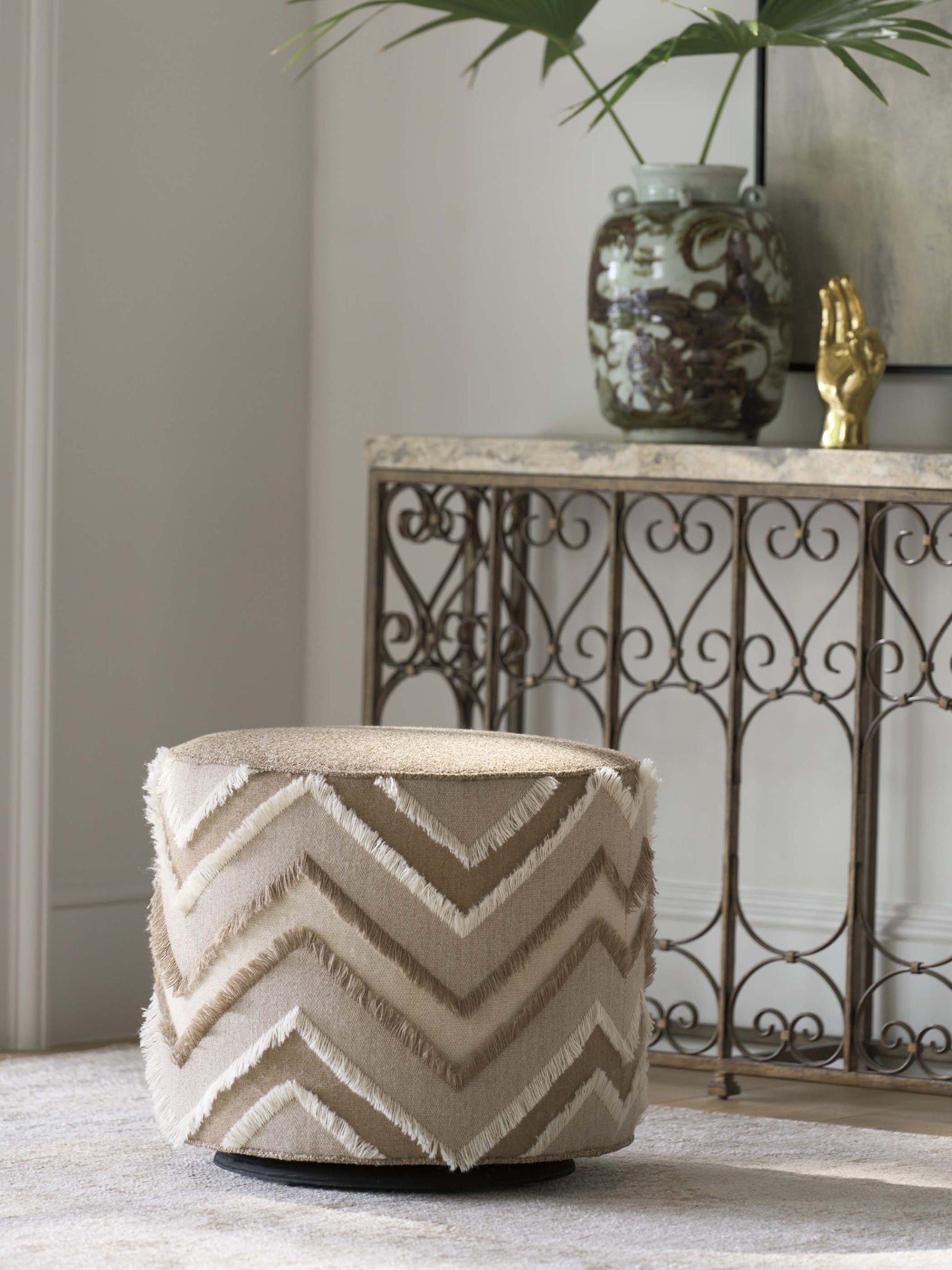 Waverly Swivel Ottoman