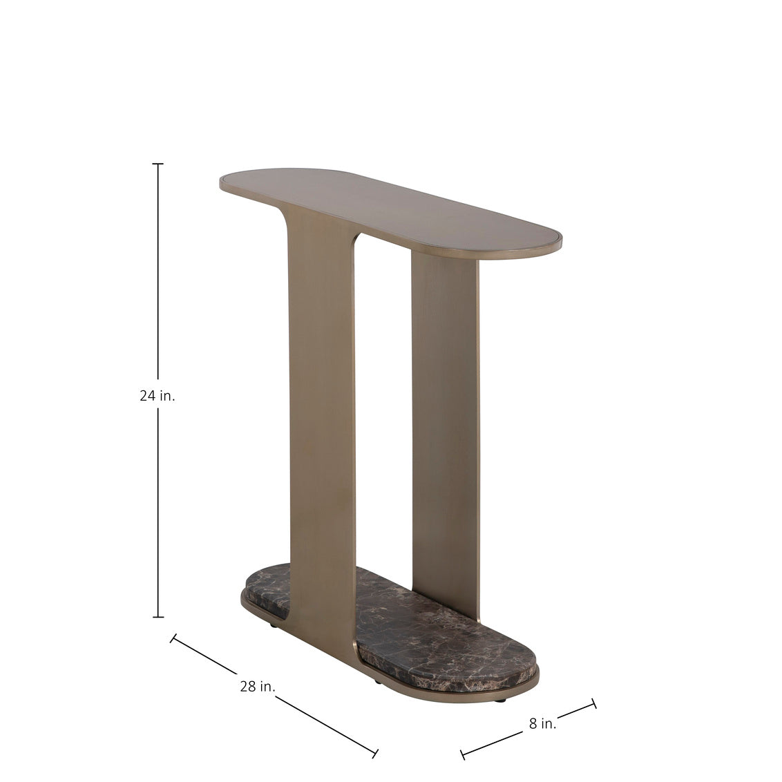 Cascade Side Table - Dark