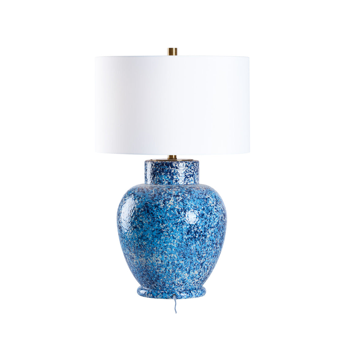 Spatter Lamp - Blue in 28.5 / Ceramic/Porcelain - Chelsea House