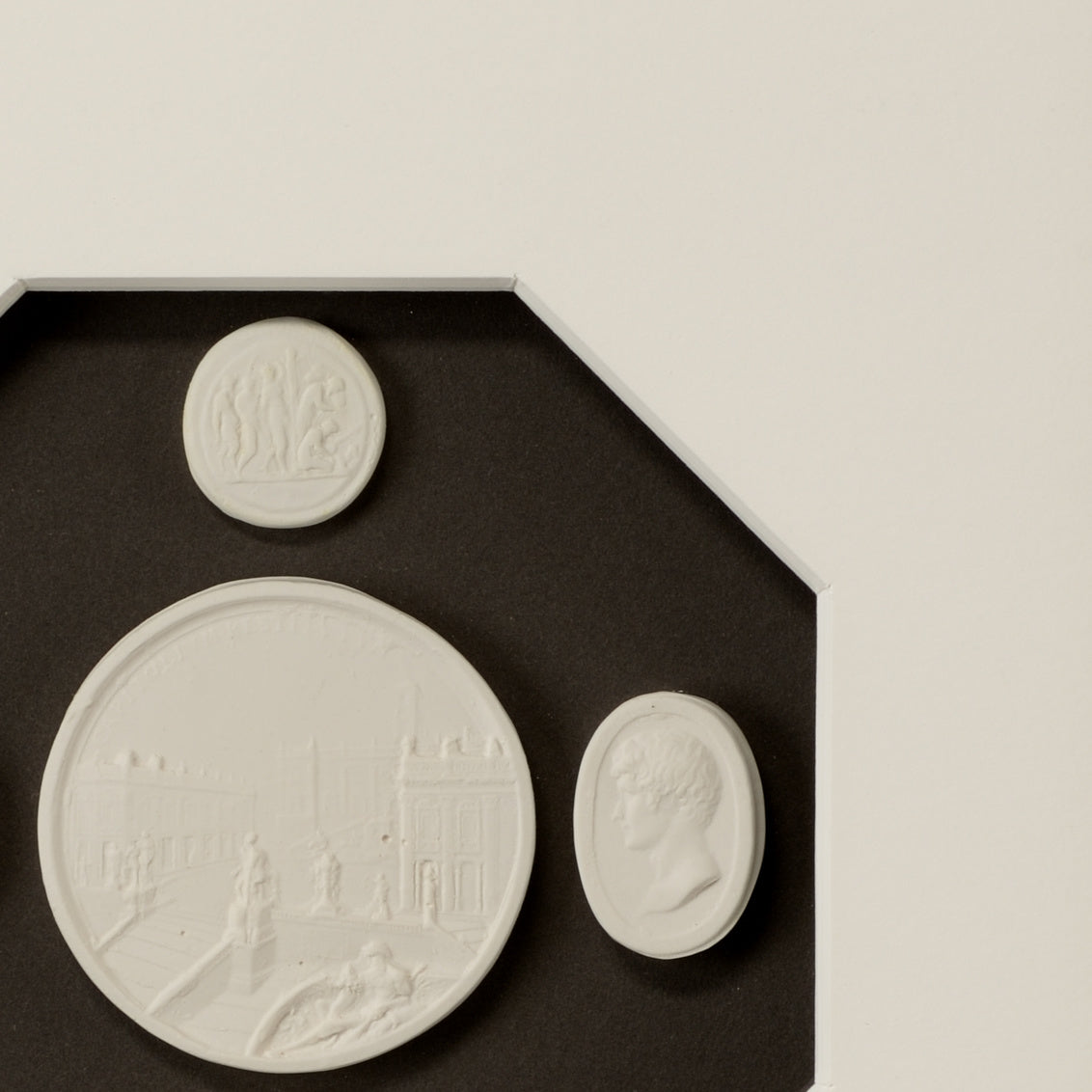 The Grand Tour Intaglios IV in 11h x 11w x 1.25d / Plaster - Chelsea House