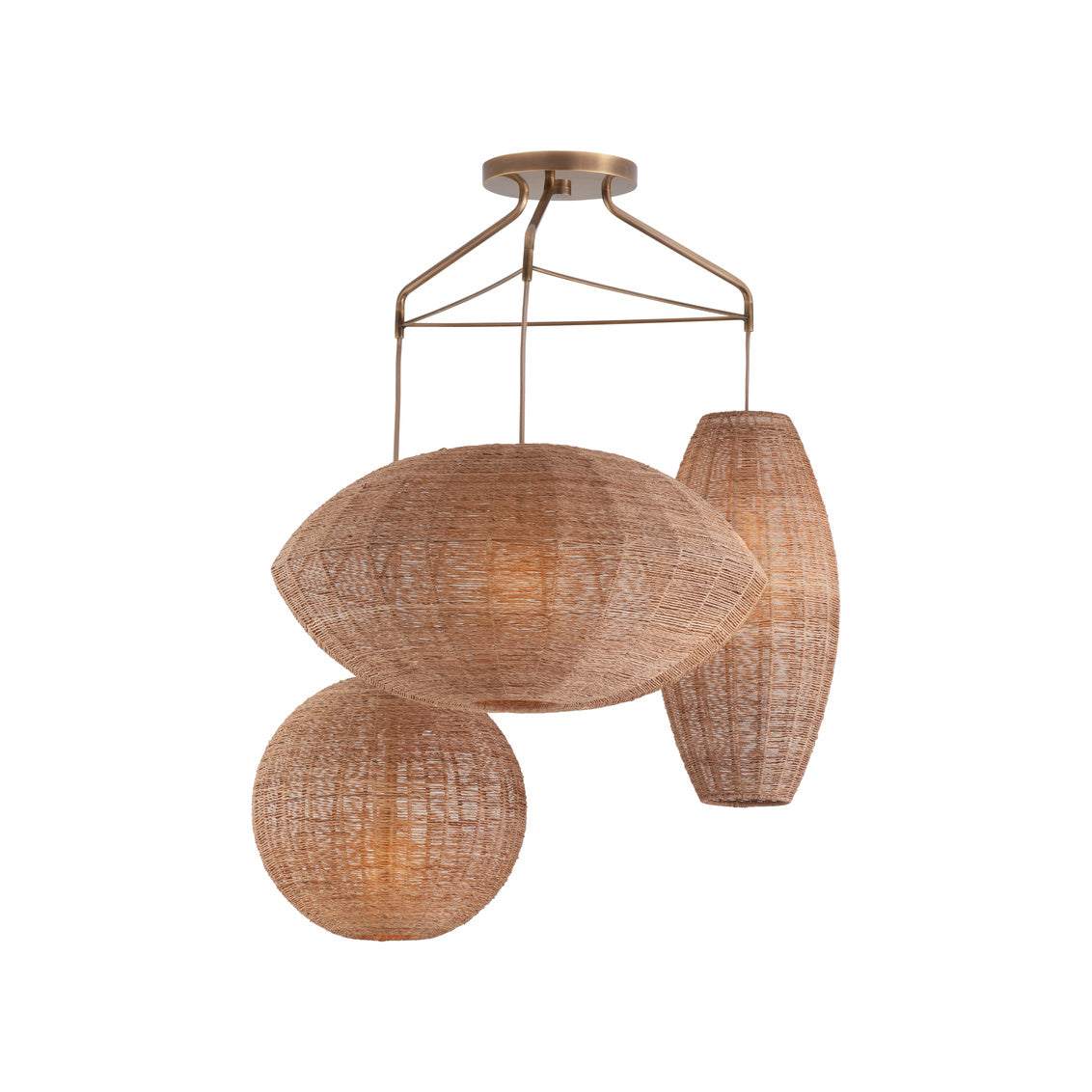 Teague Triple Pendant