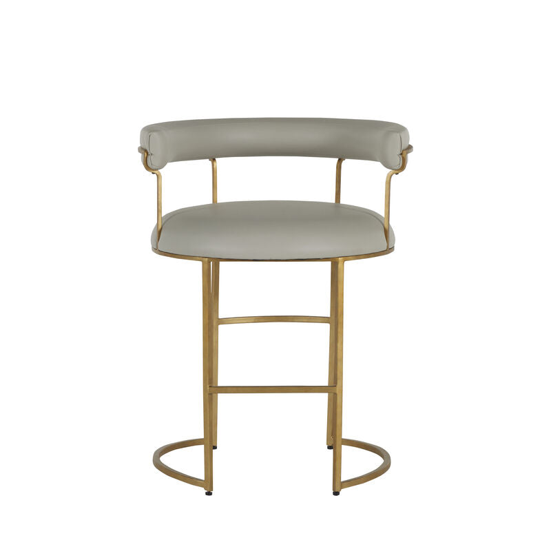 Mack 23.5' Counter Height Stool - White