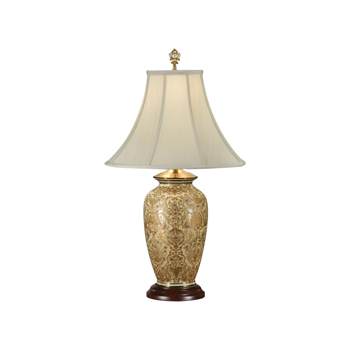 Gold Damask Lamp
