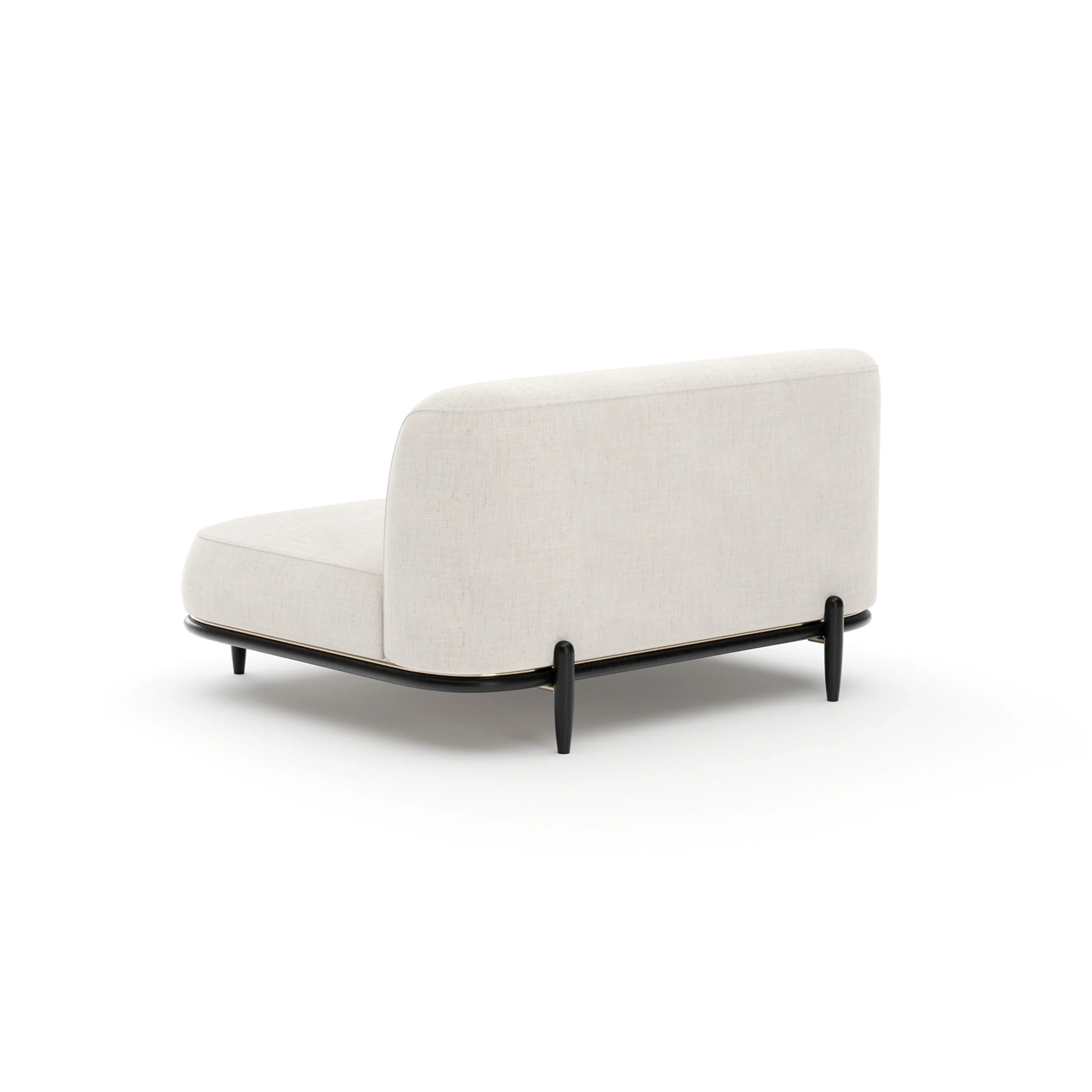 Madera Armless Chair - Oatmeal